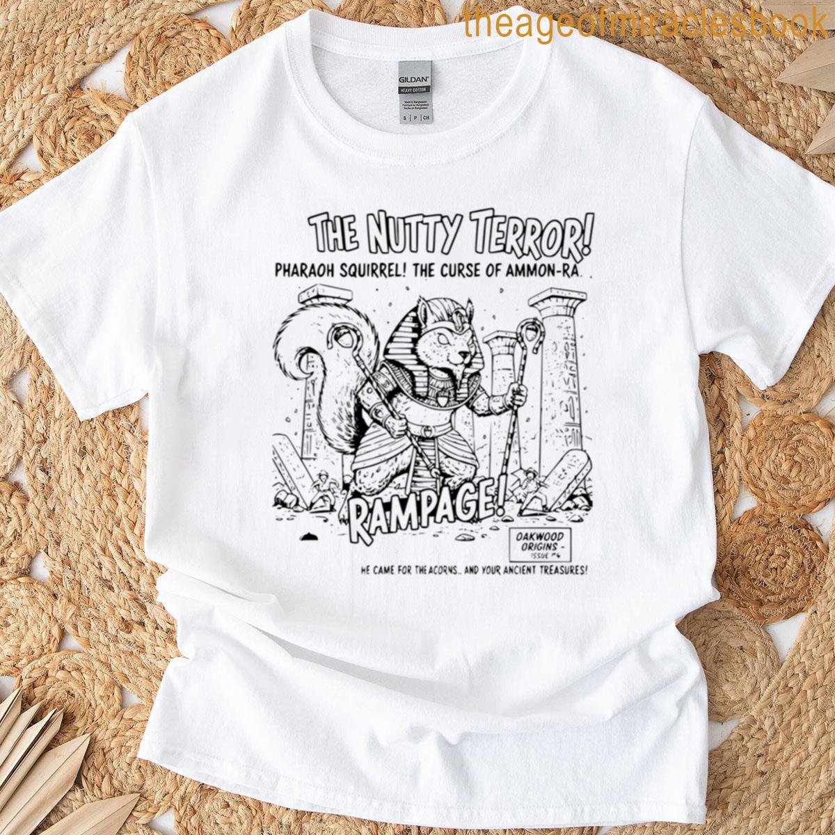 Squirrel Pharaoh In Black T-shirt