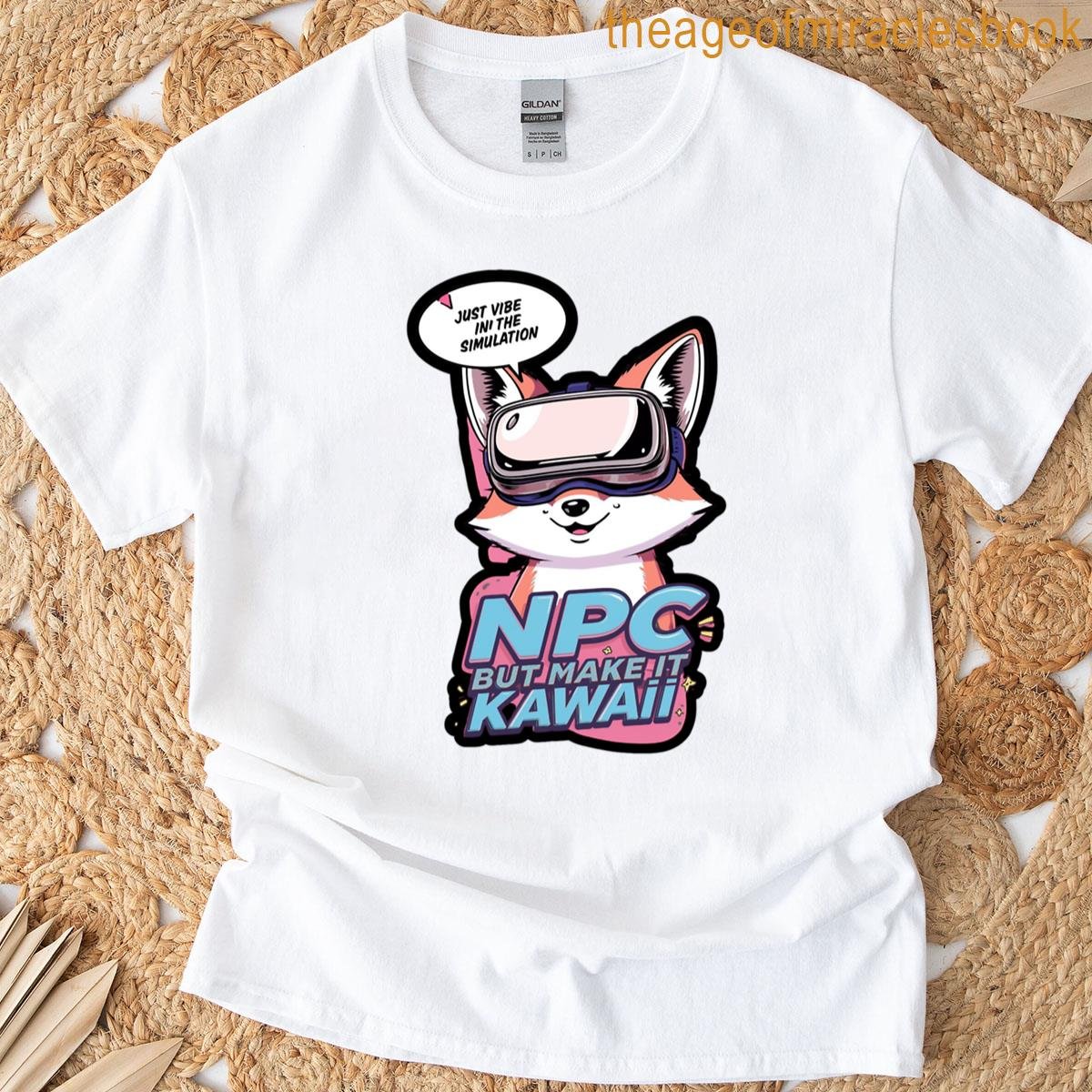 Update Your Reality Soft Techcore Fox Awakening From Simulation Oversized T-shirt