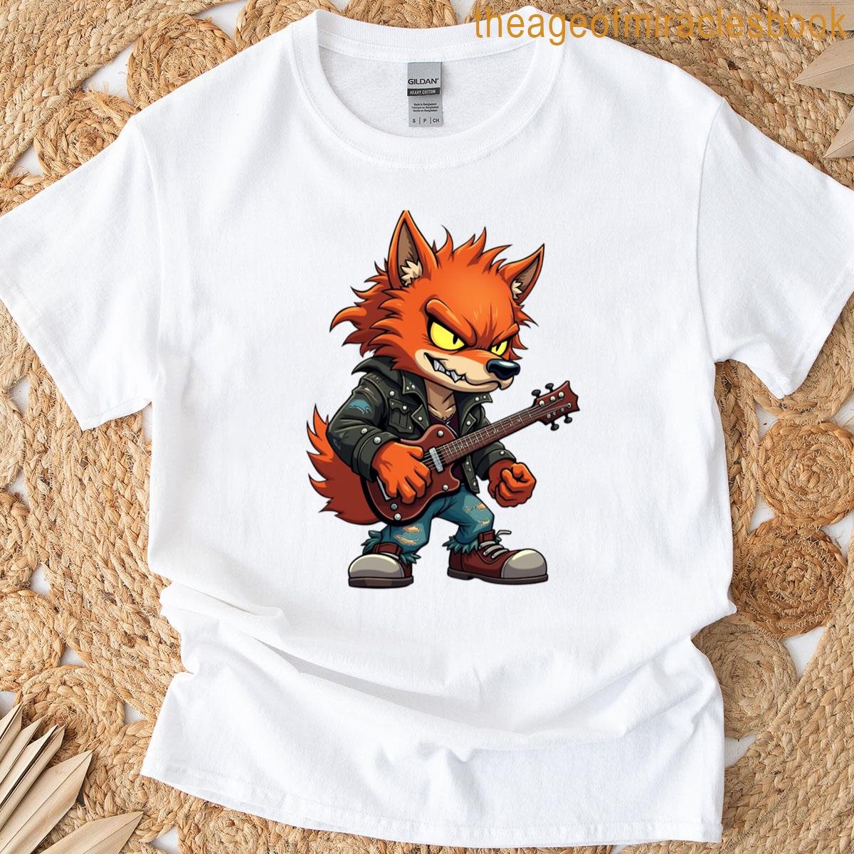 Werewolf With Wild Orange Fur T-shirt