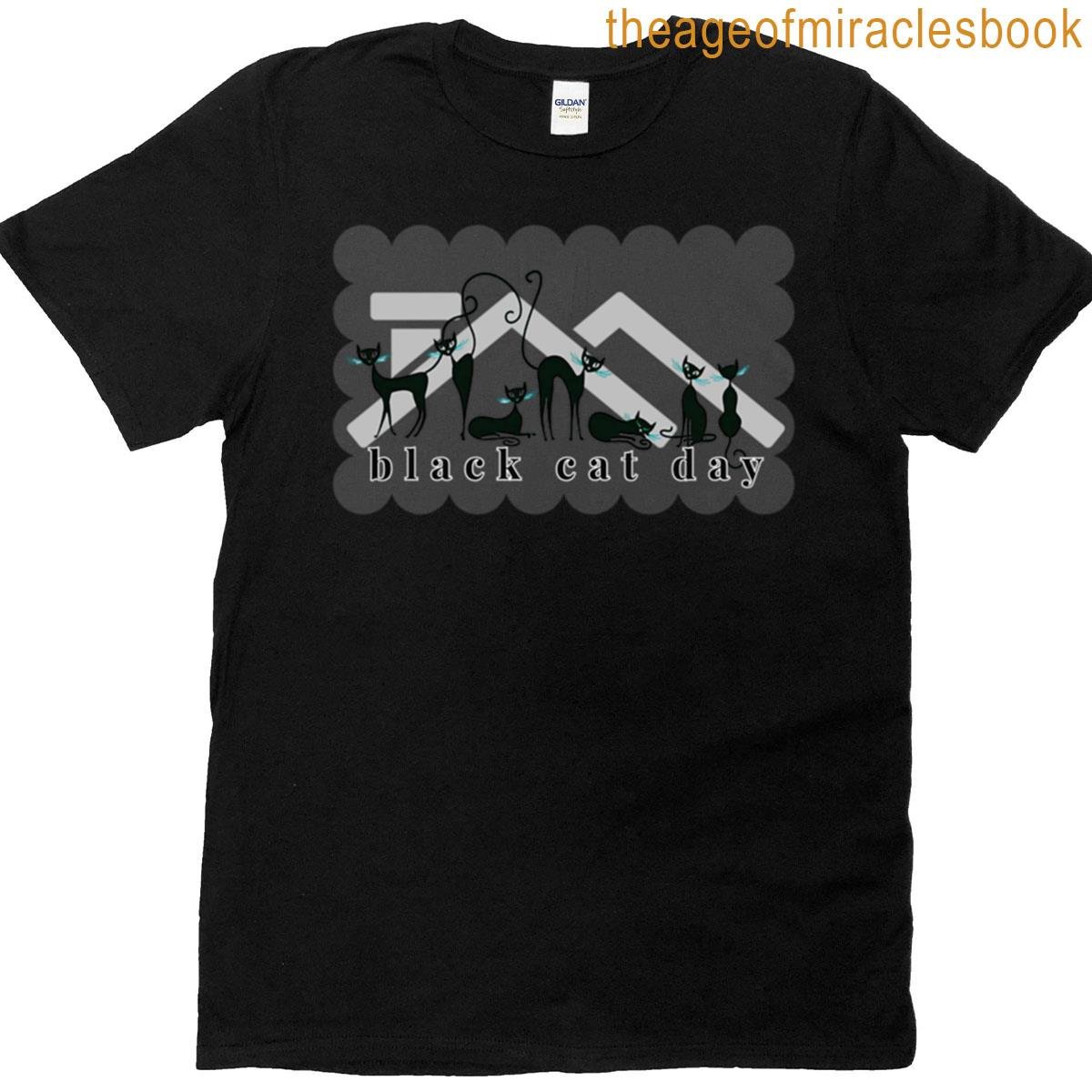 Black Cat Day T-shirt