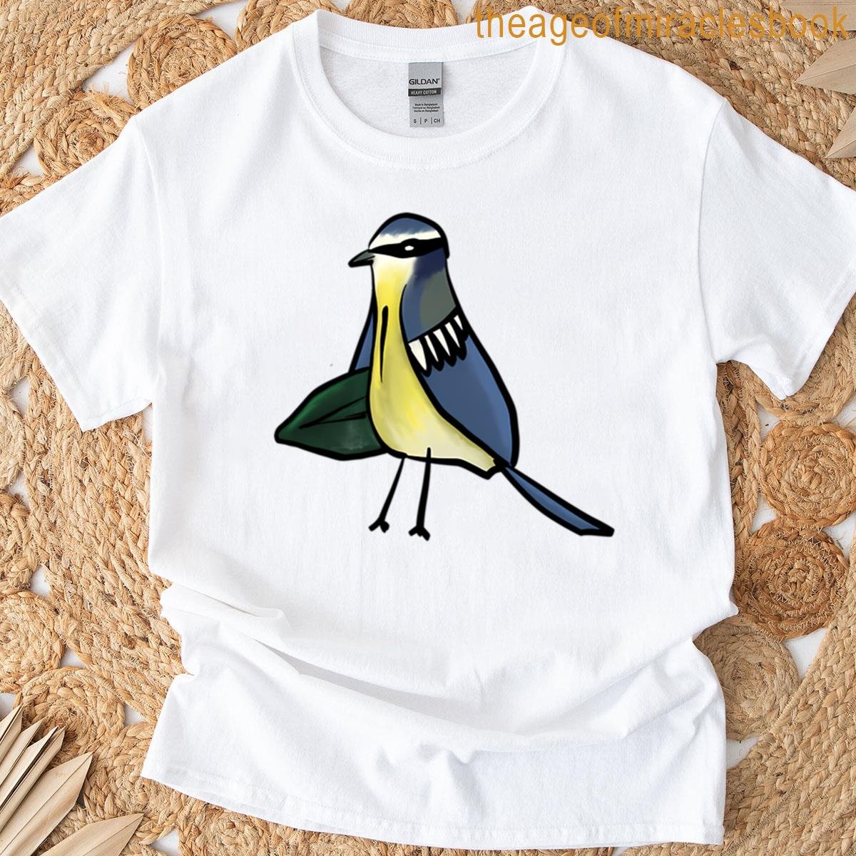 Blue Tit With A Big Snack T-shirt
