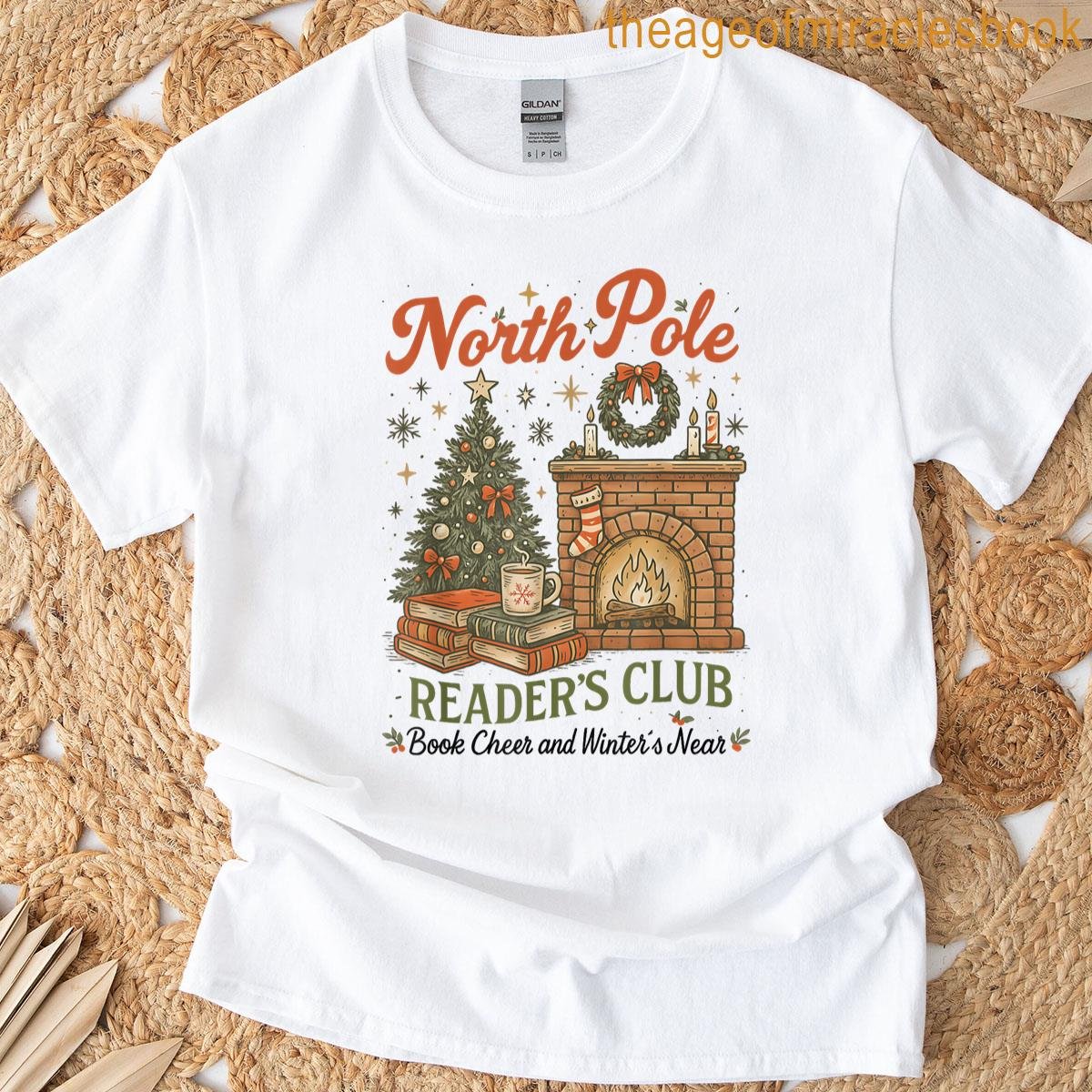 Cozy Fireplace Book Lover T-shirt
