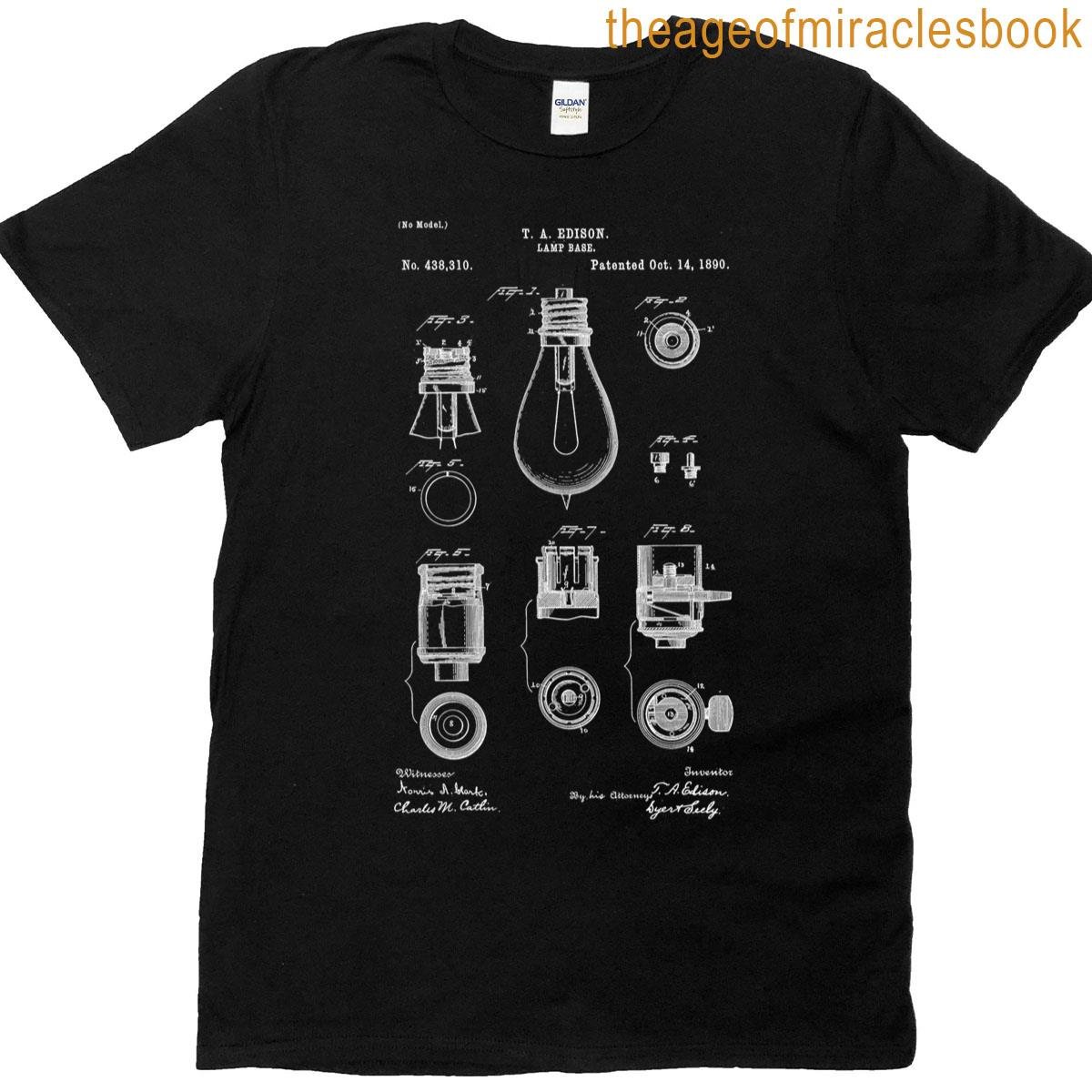 Electrician Light Bulb Electricity Electrical Engineers T-shirt