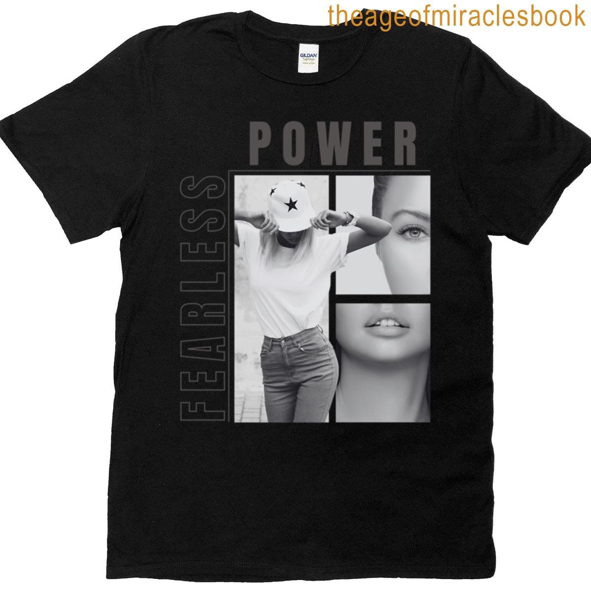 Fearless Power Black And White T-shirt