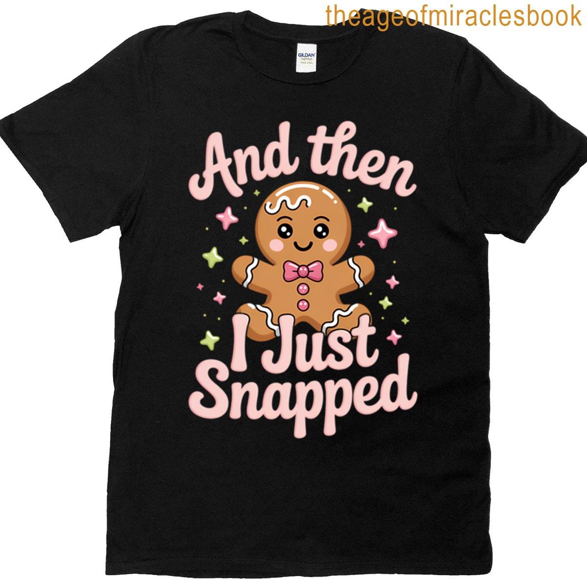 Gingerbread Christmas T-shirt