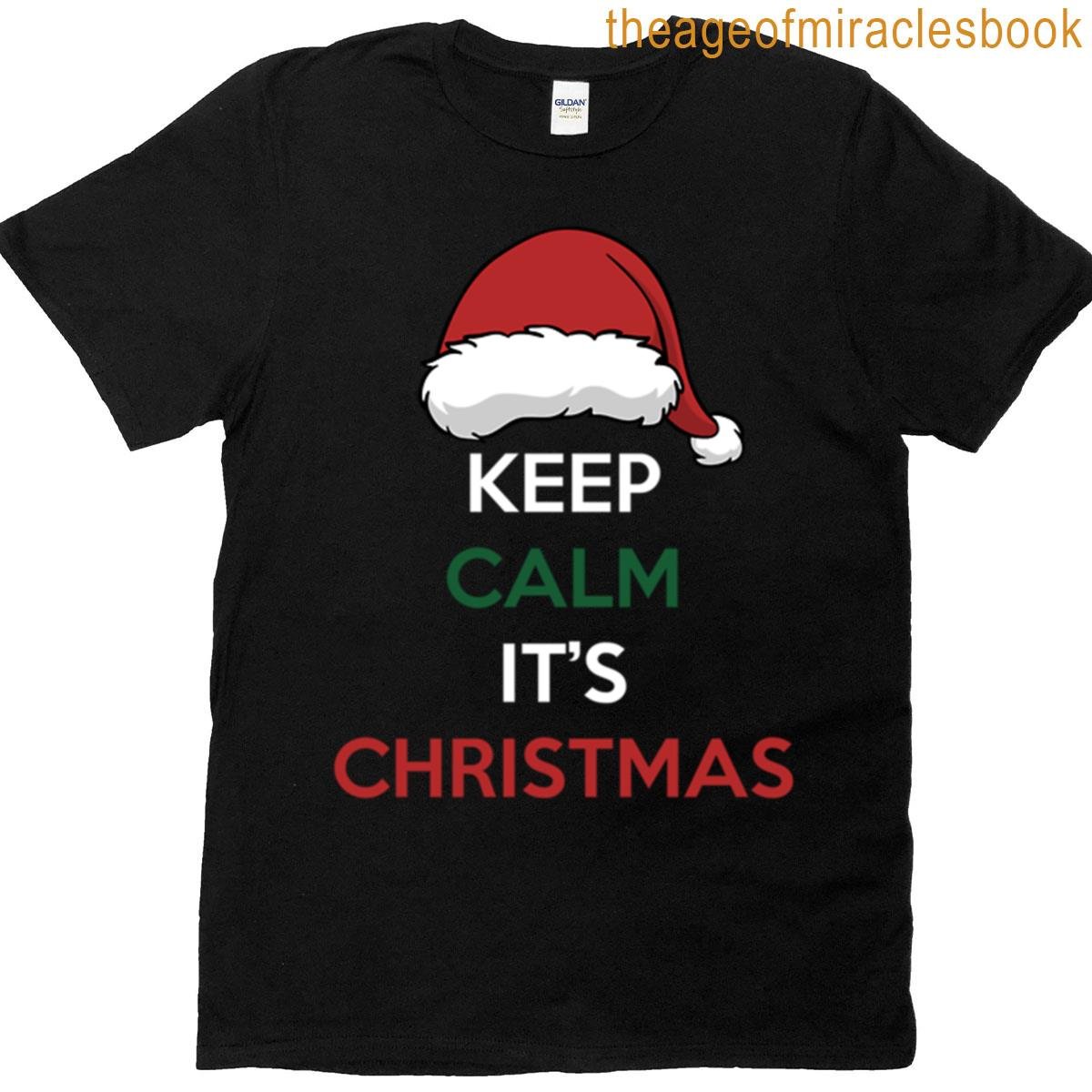 Keep Calm It’s Christmas Oversized T-shirt
