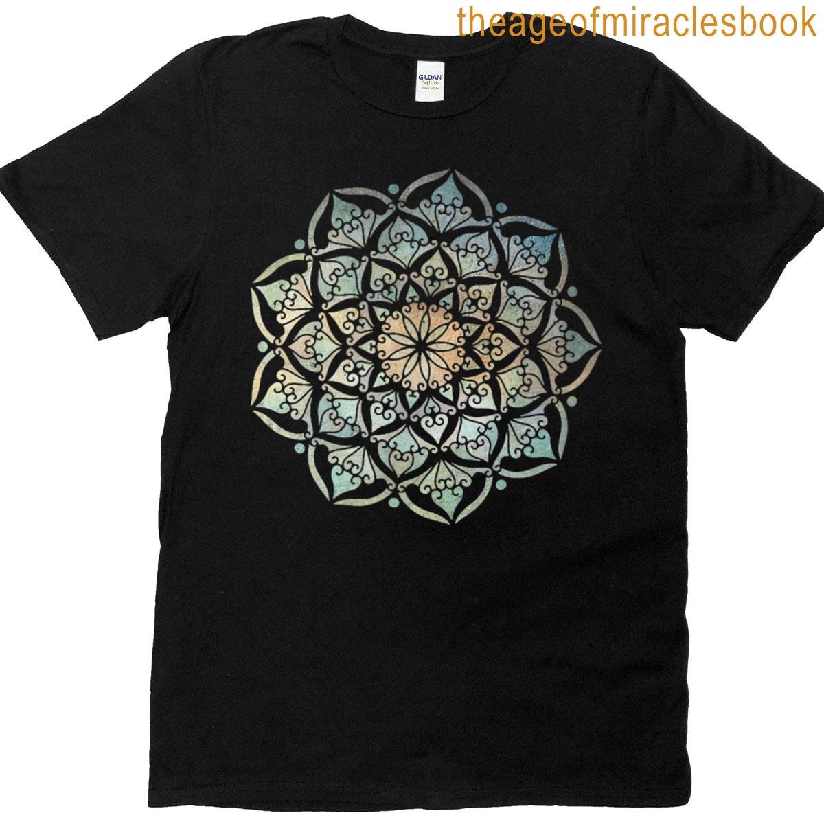 Mandala – Geometric Abstract Distressed Zen T-shirt