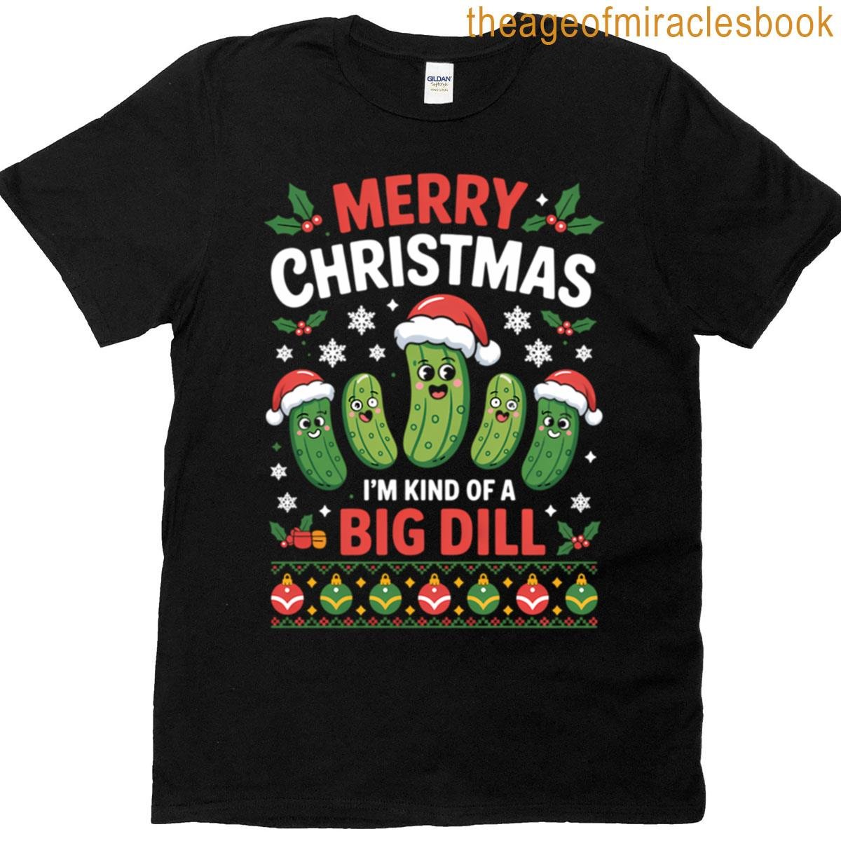Merry Christmas Pickle Funny T-shirt