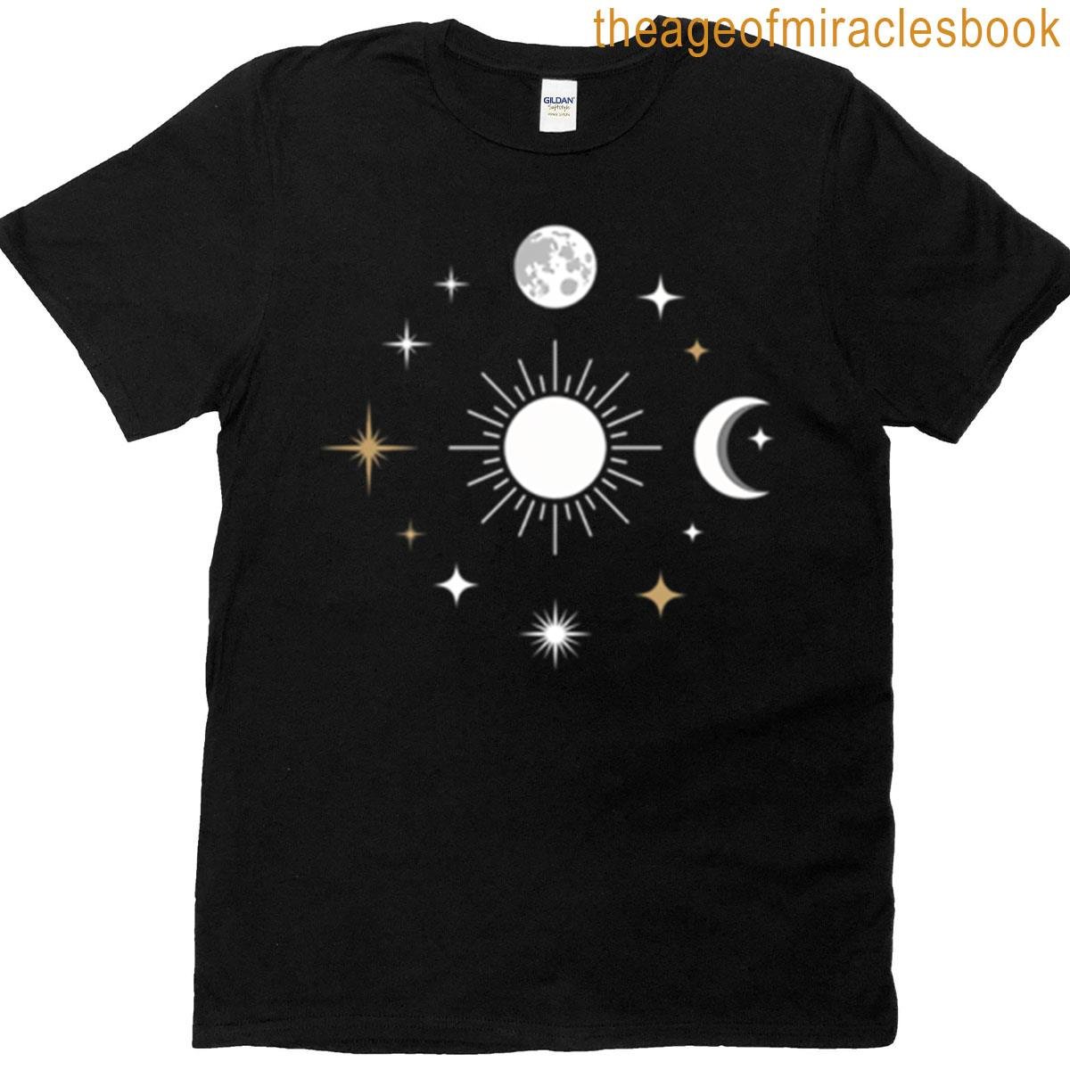 Minimal Celestial Symbols Collection T-shirt