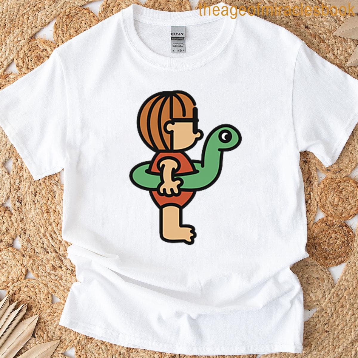Pool Dinosaur Buoy Premium Tri-blend T-shirt