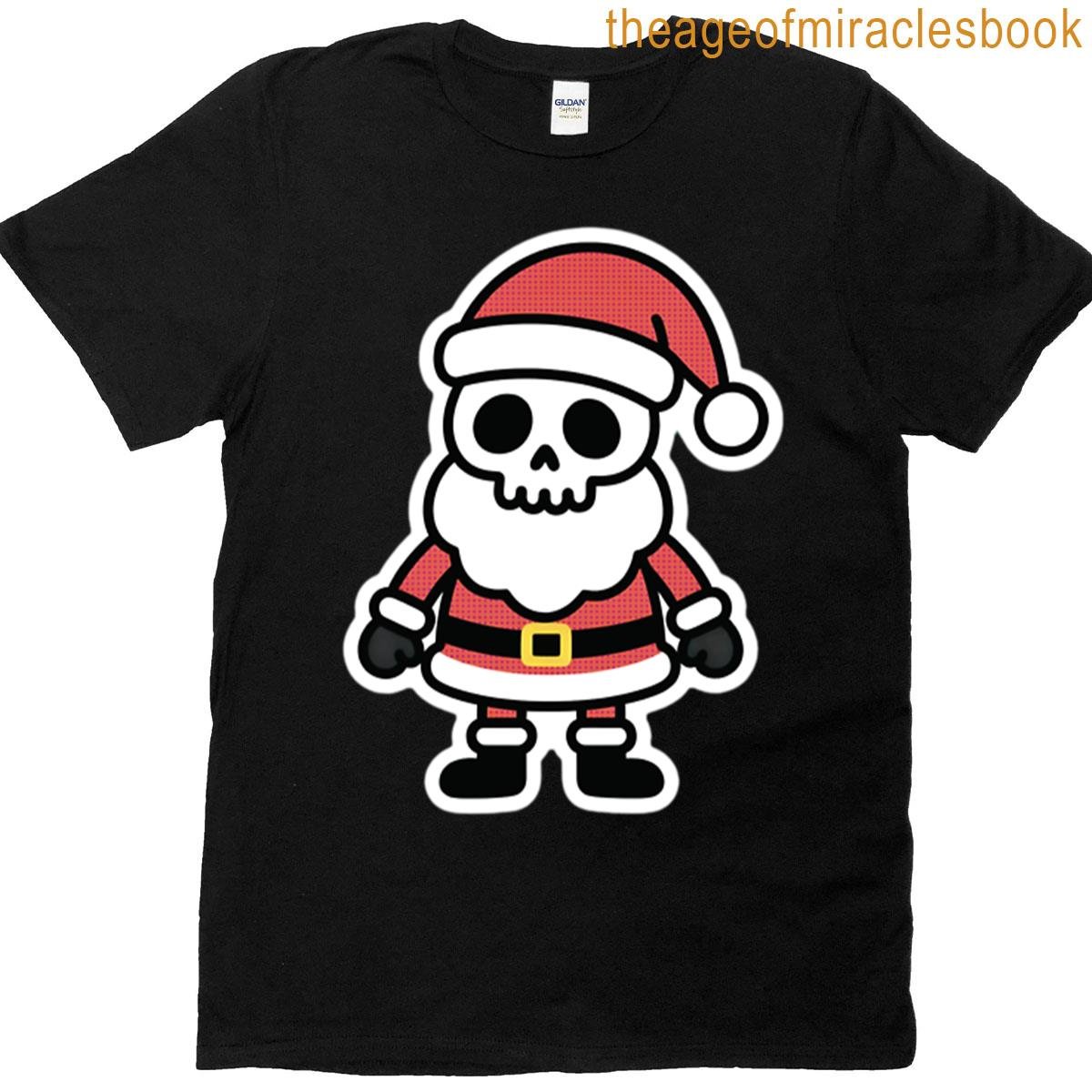 Santa Claus Skull Oversized T-shirt