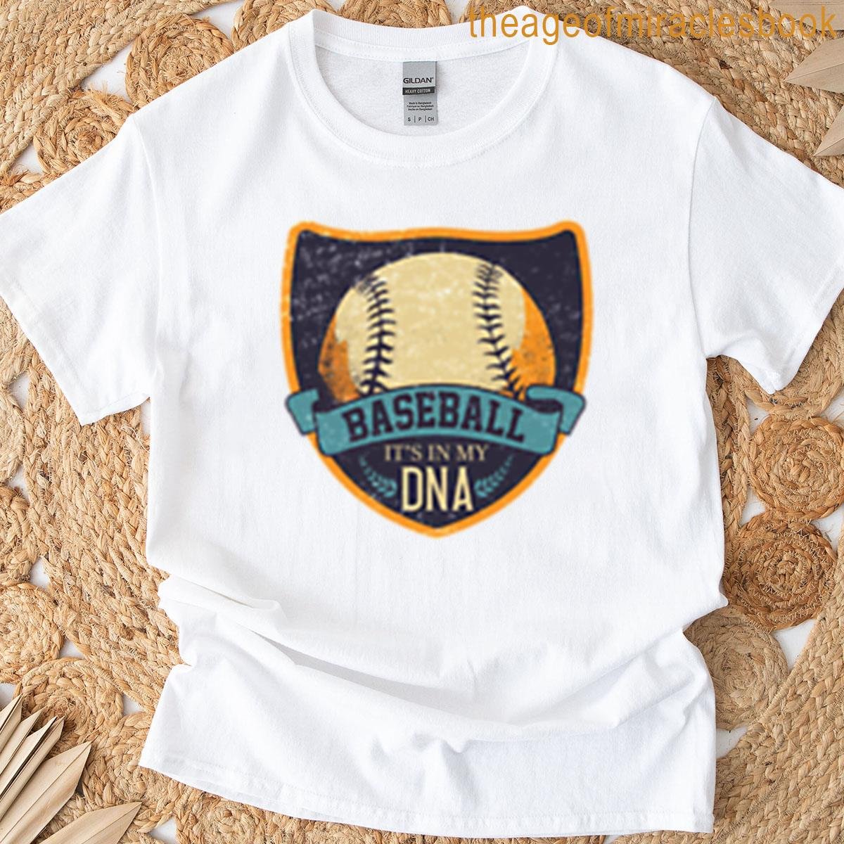 Baseball It’s In My Dna Oversized T-shirt