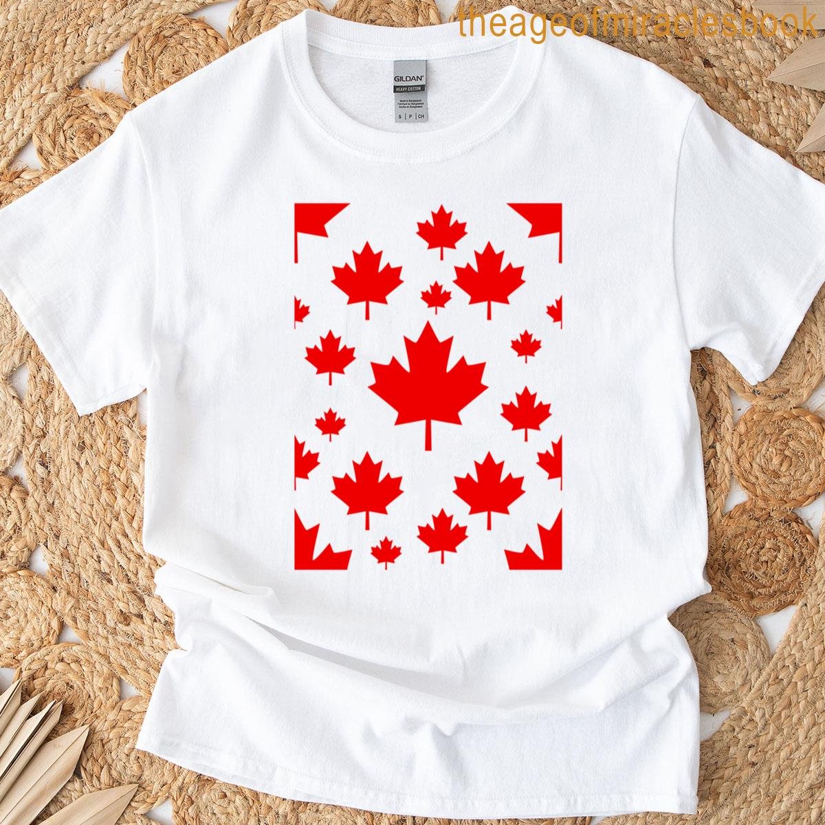 Canada Maple Leaf Flag Emblem T-shirt