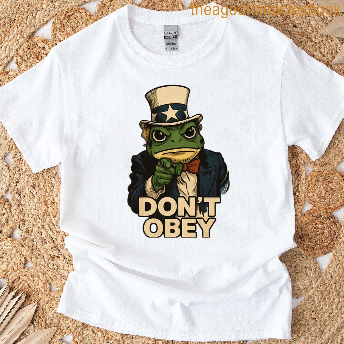 Dont Obey Frog T-shirt