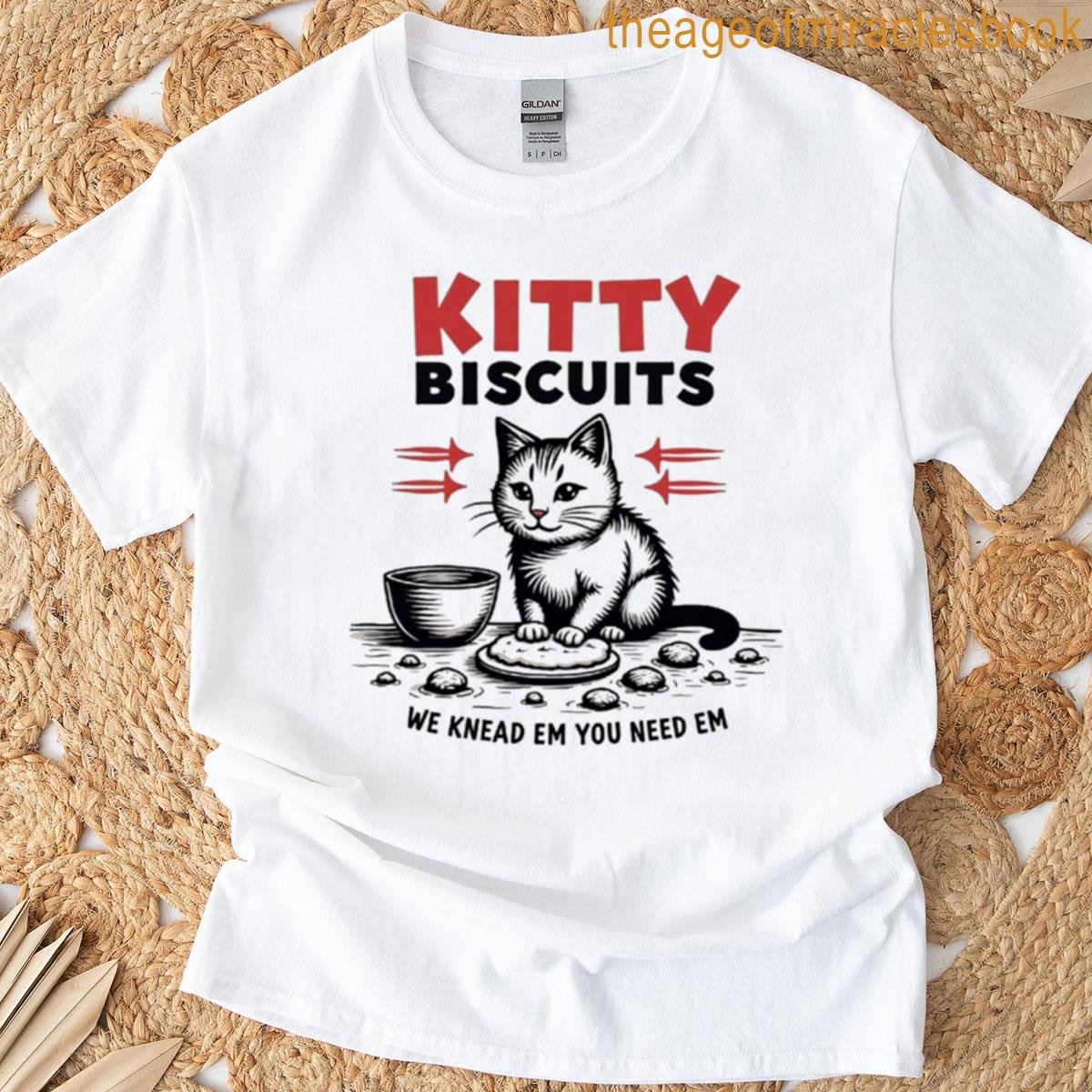 Funny Kitty Biscuits Bakery T-shirt