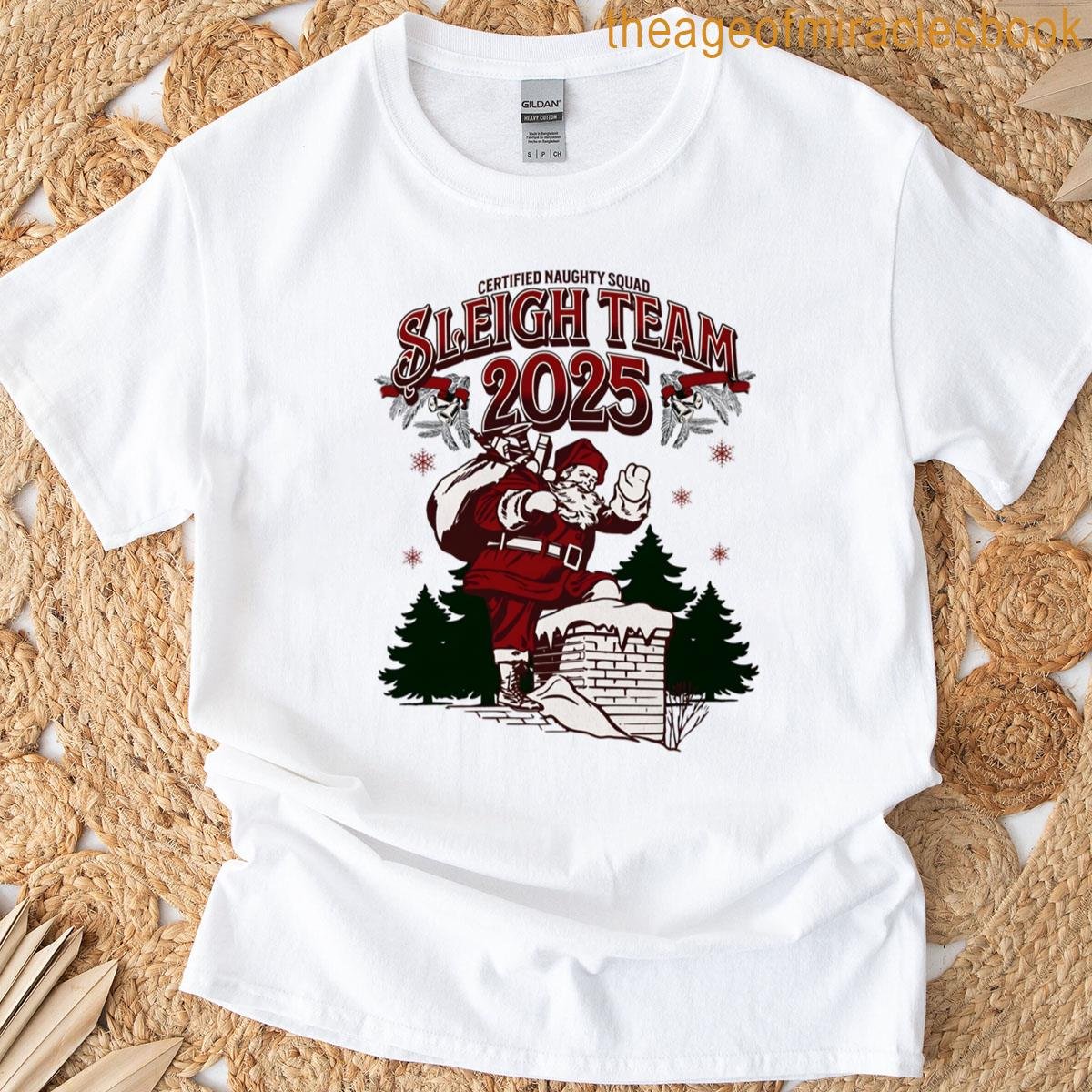 Retro Santa Christmas T-shirt
