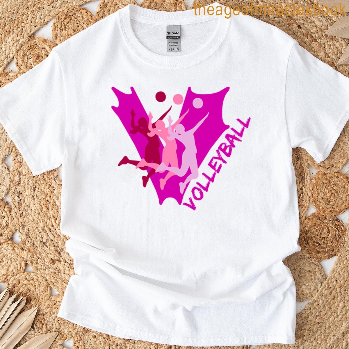 Volleyball Abstract T-shirt