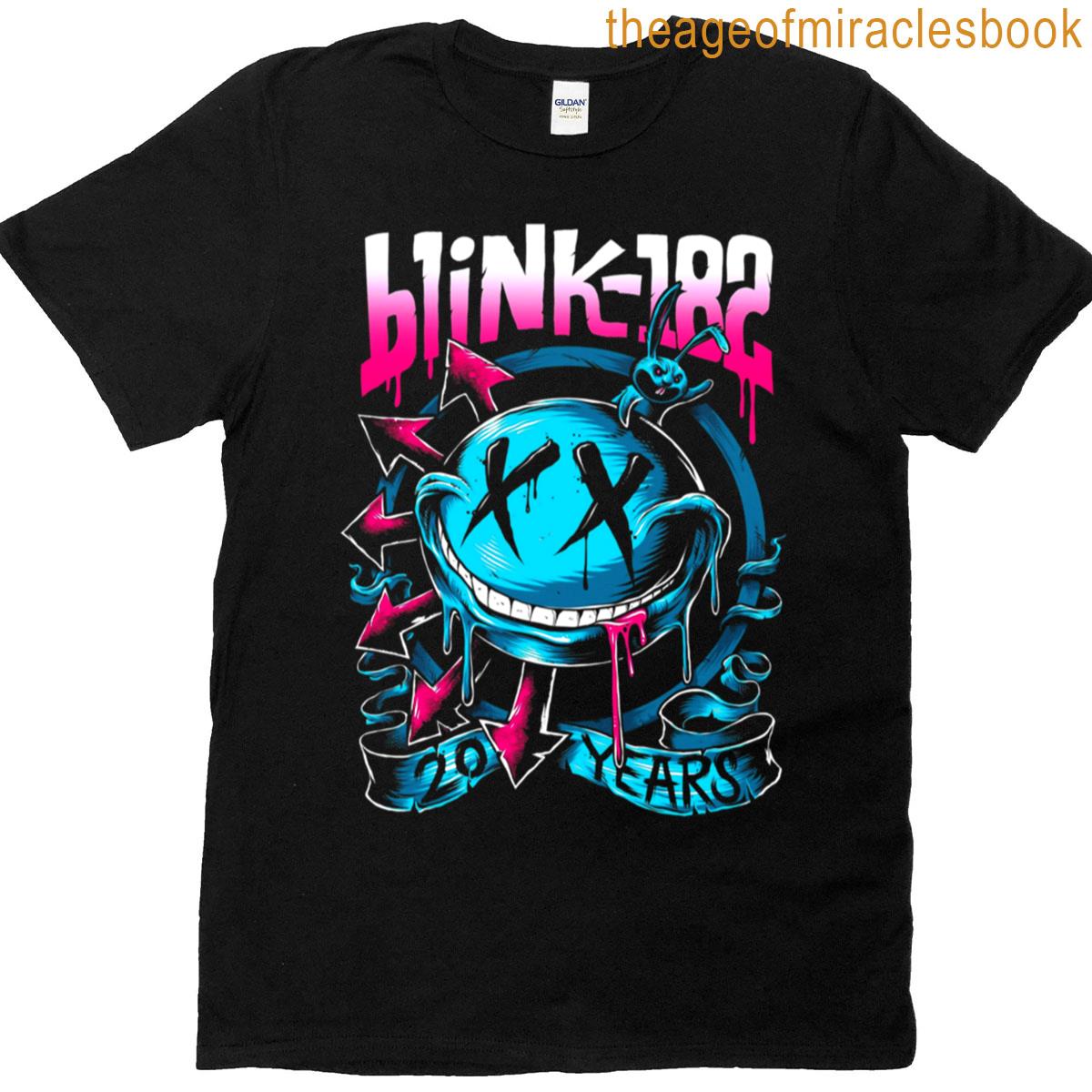 20 Years Blink 182 Design T-shirt