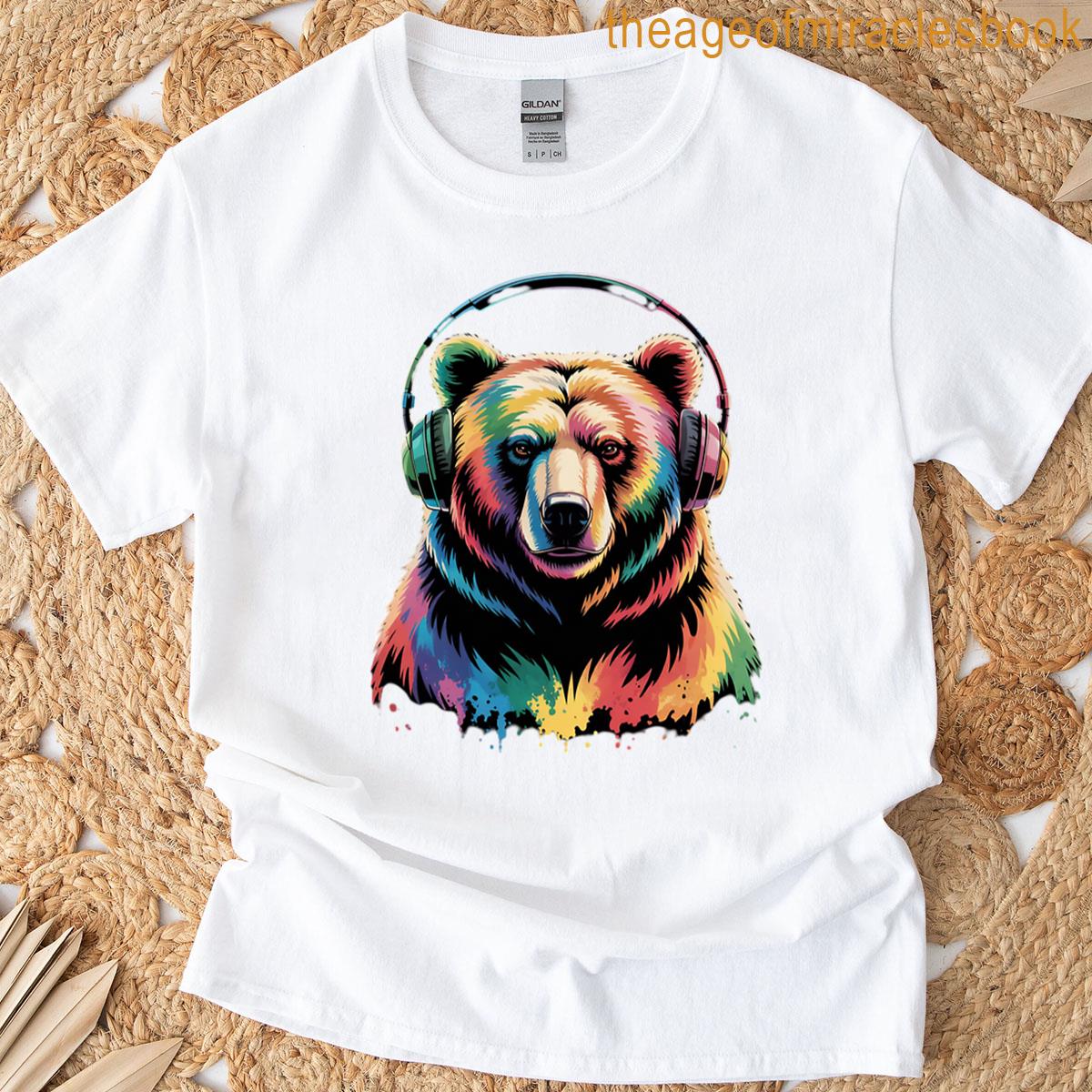 Bear With Headphones T-shirt