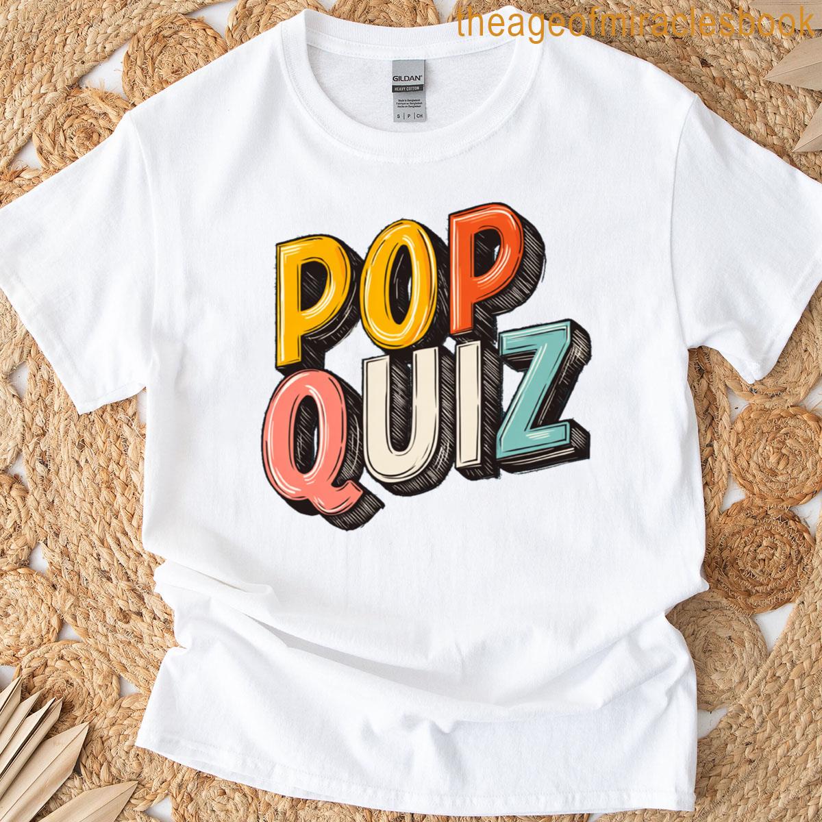 Colorful Pop Quiz T-shirt
