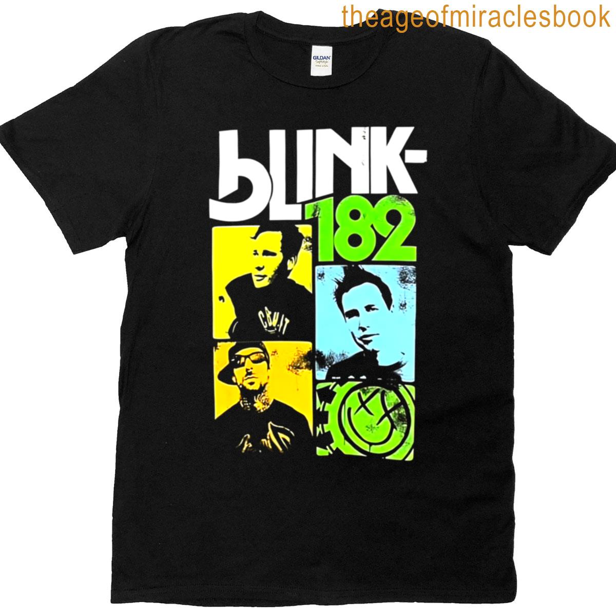 Design Blink 182 Characters T-shirt