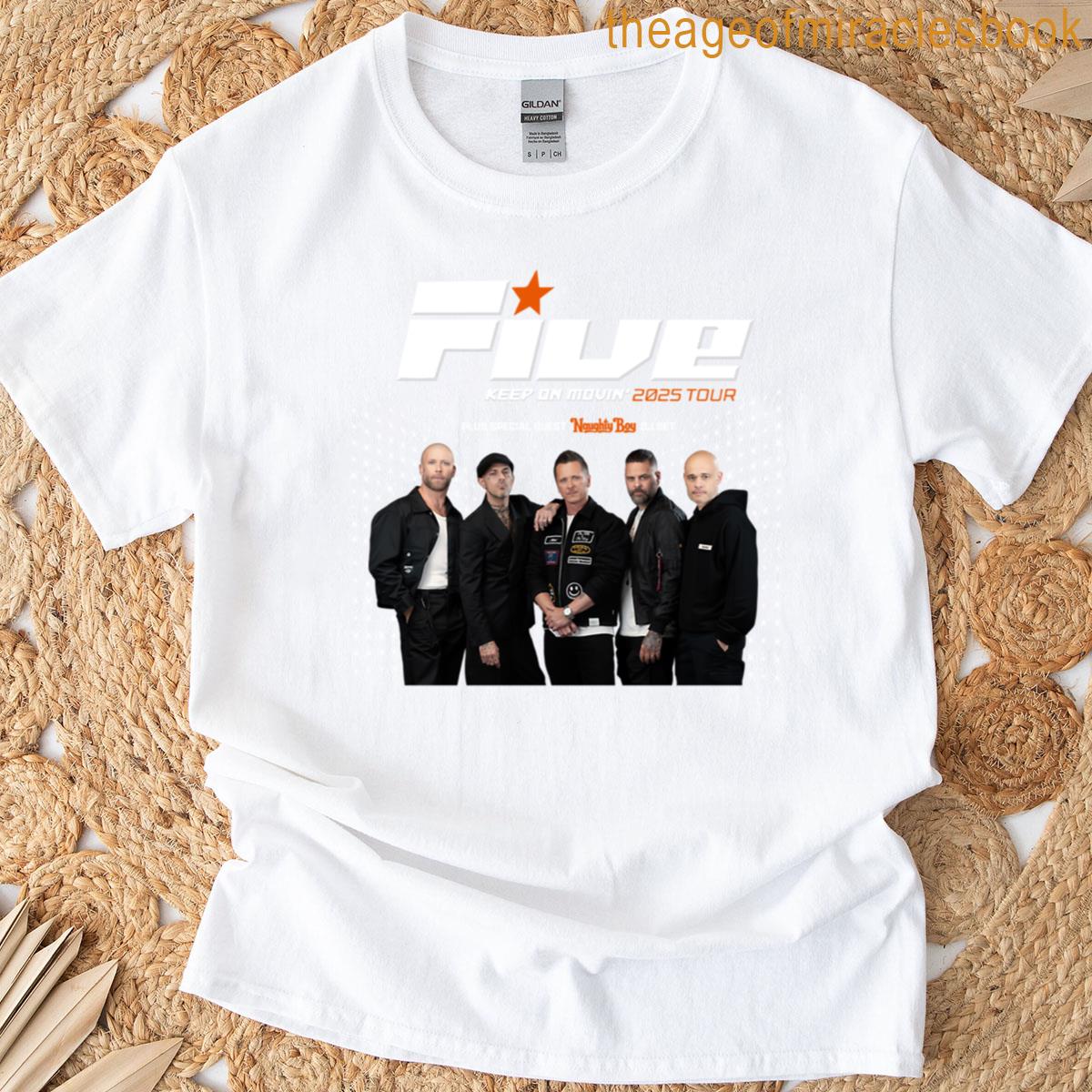 Five Boyband Tour T-shirt