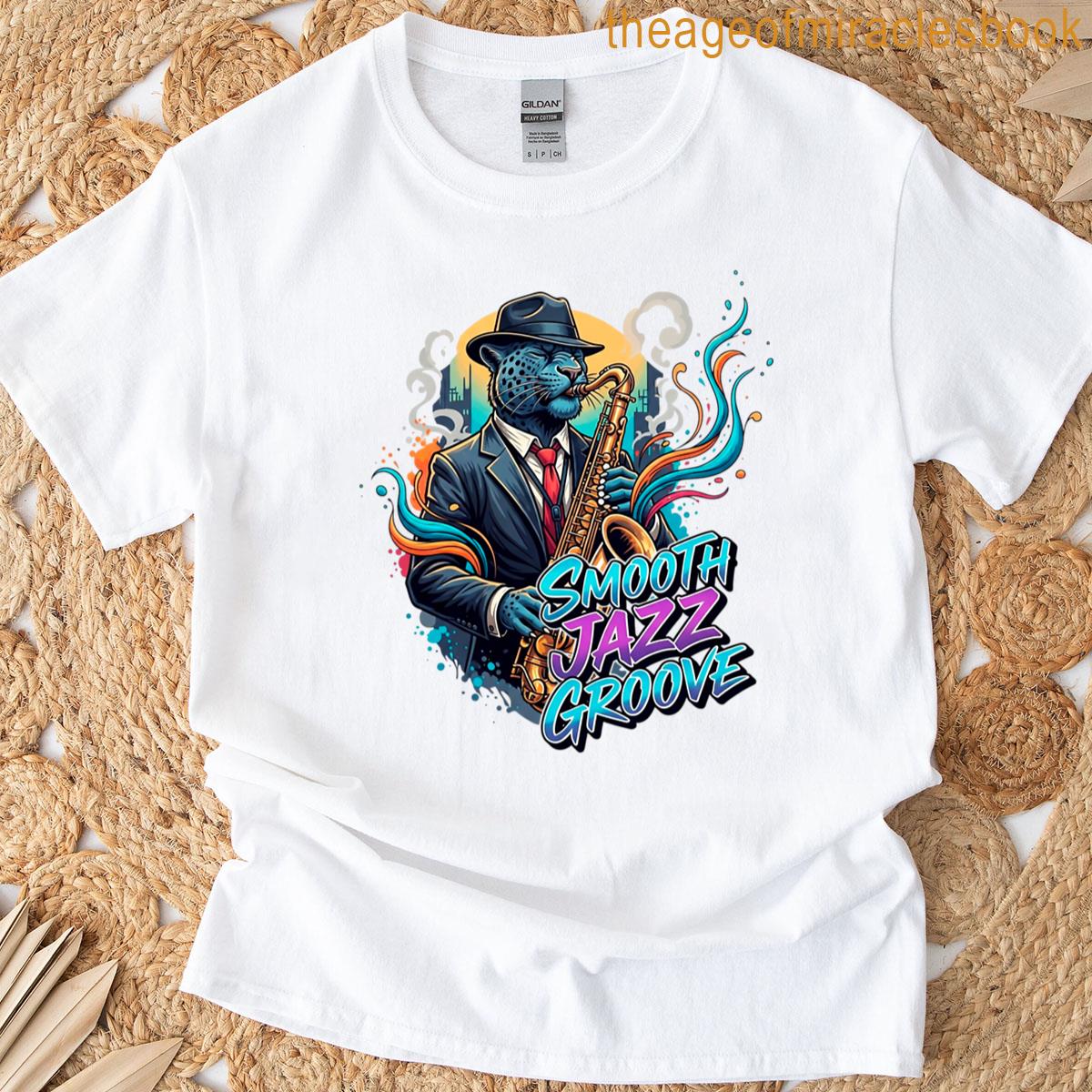 Graffiti Style Smooth Jazz Panther T-shirt