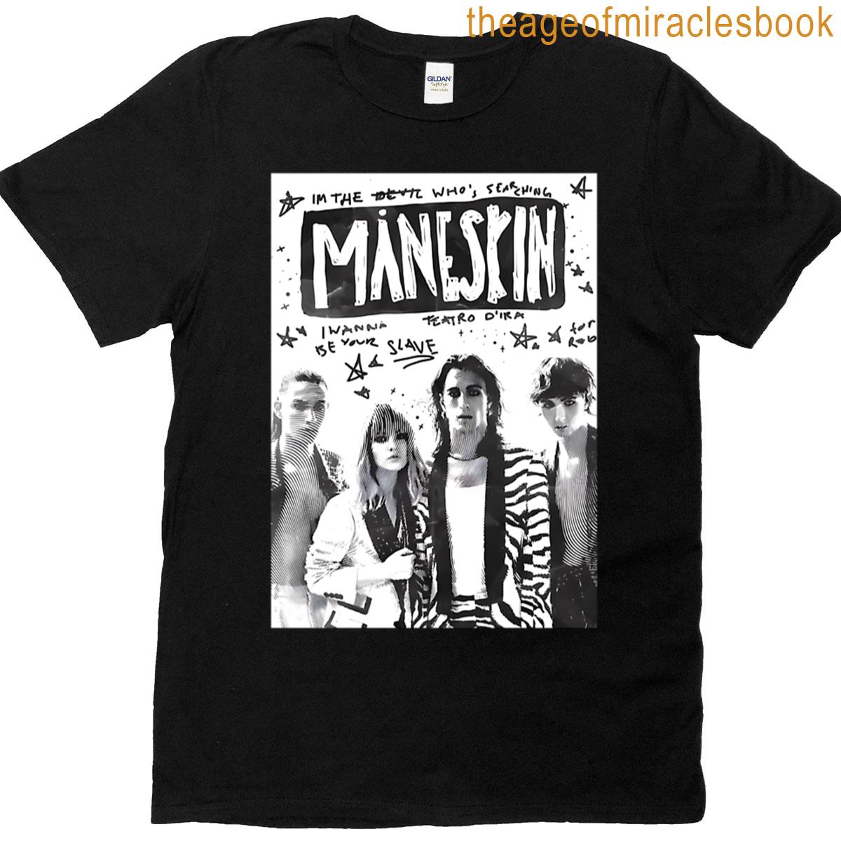 Maneskin Doodles T-shirt