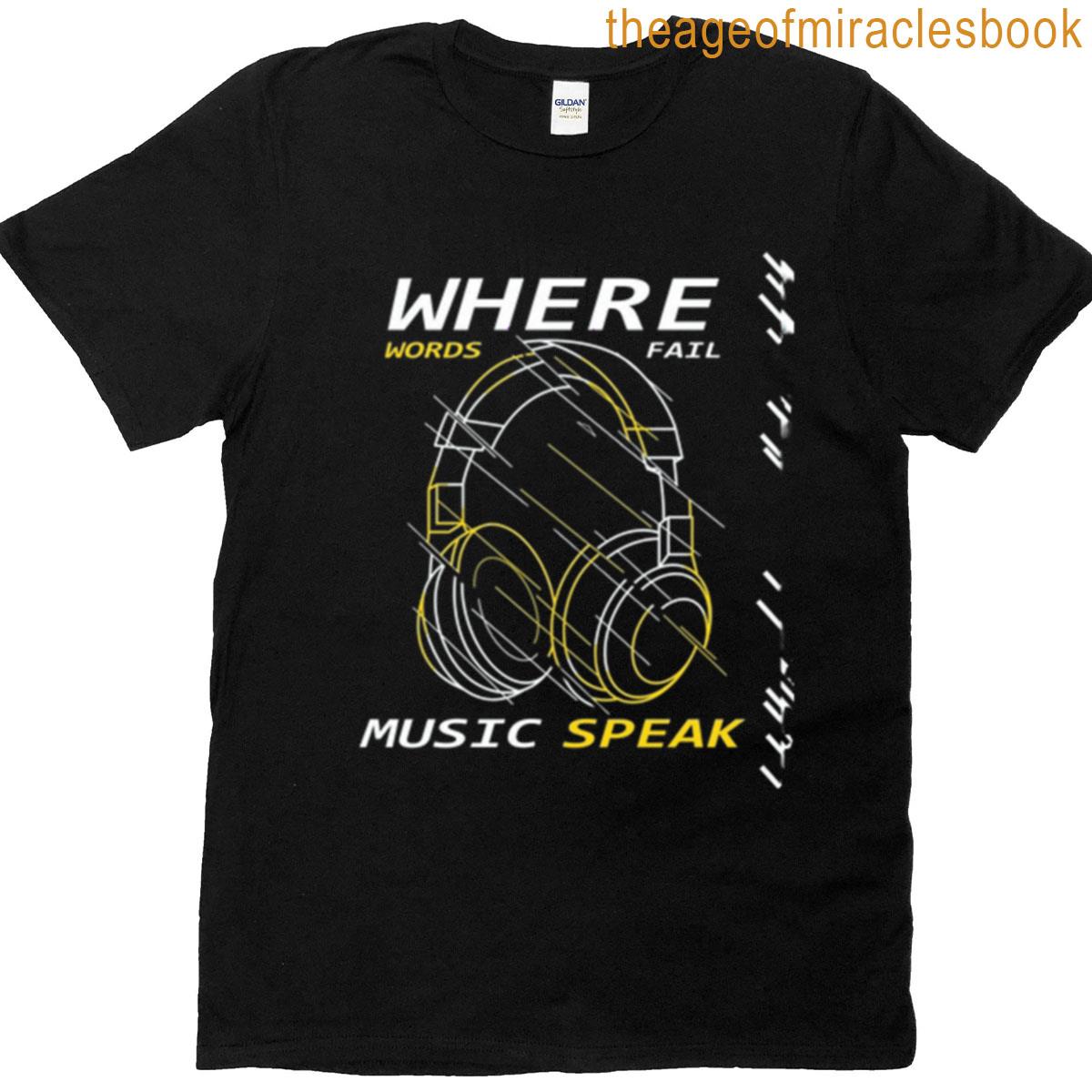Music Art Headphone T-shirt