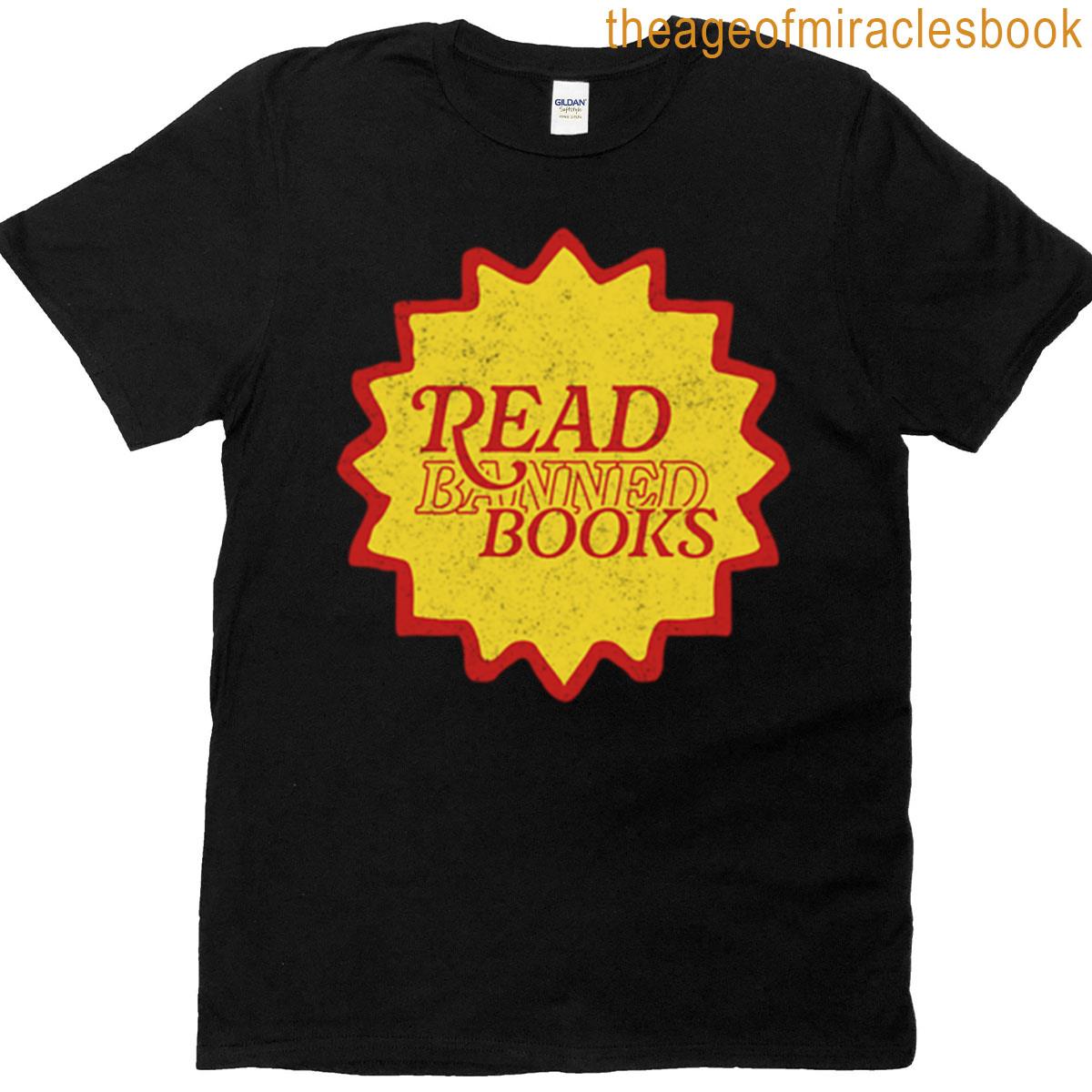 Read Banned Books Sticker T-shirt