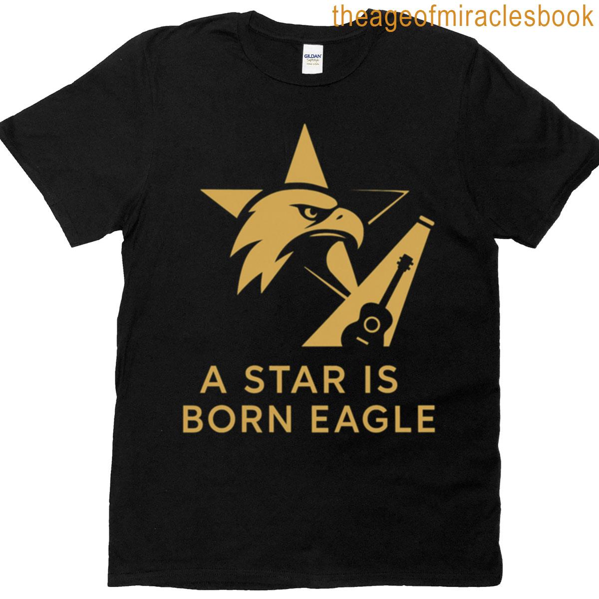 Star Born Eagle Iconic Fusion Sticker T-shirt