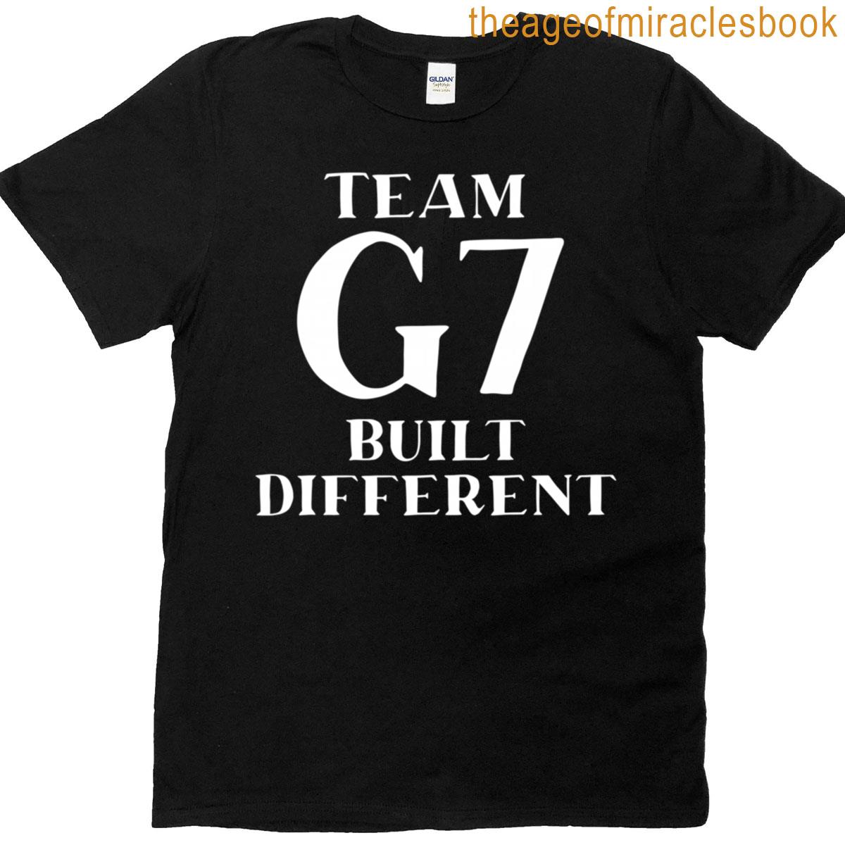 Team G7 Built Differently T-shirt