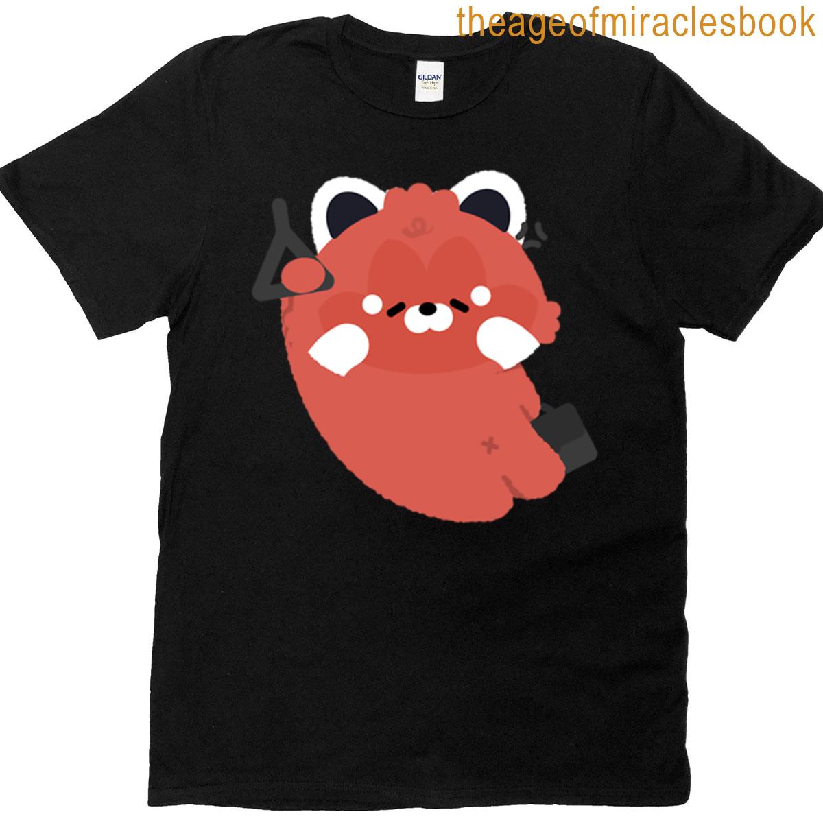 Tired Red Panda Commute T-shirt
