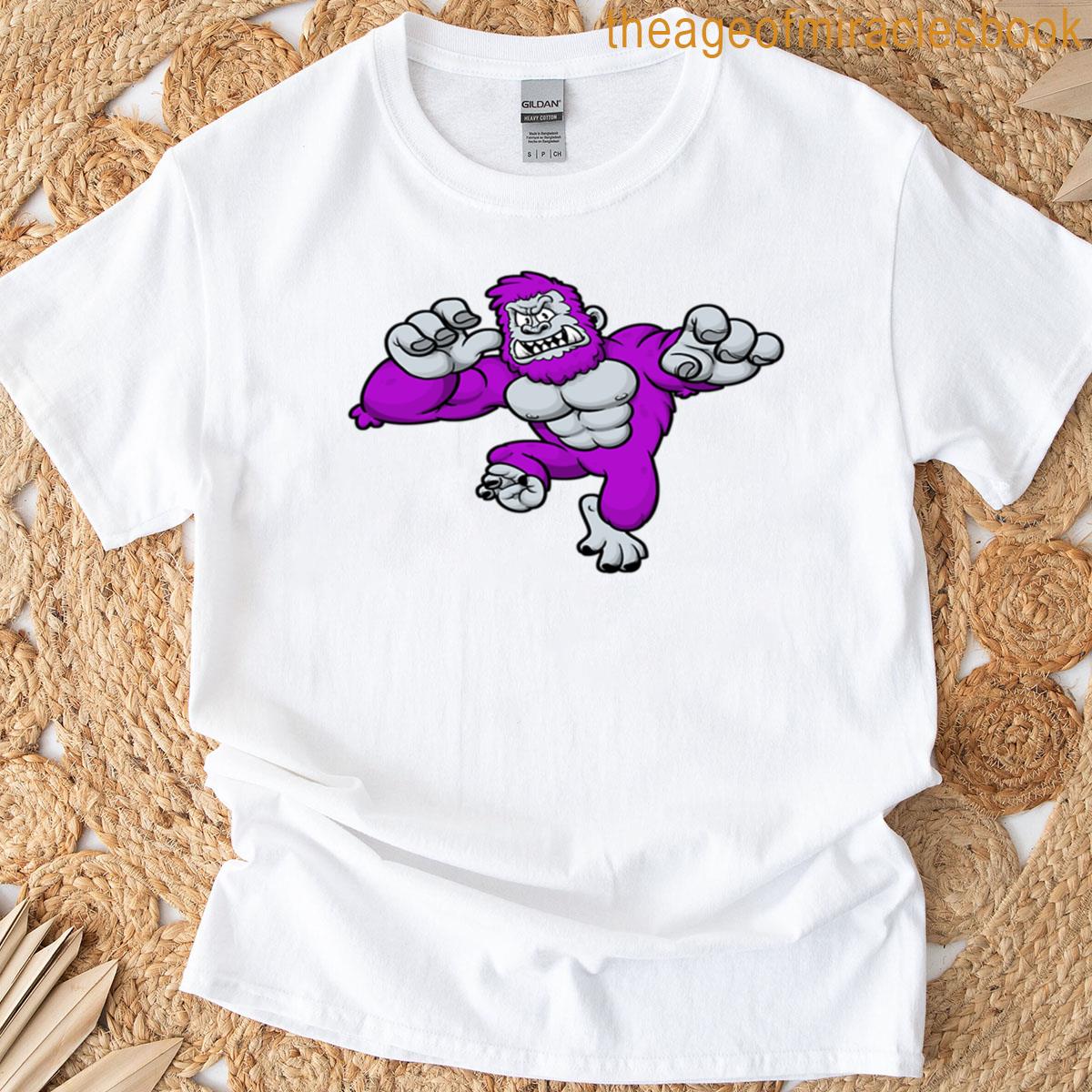 Big Purple Silly Ape T-shirt