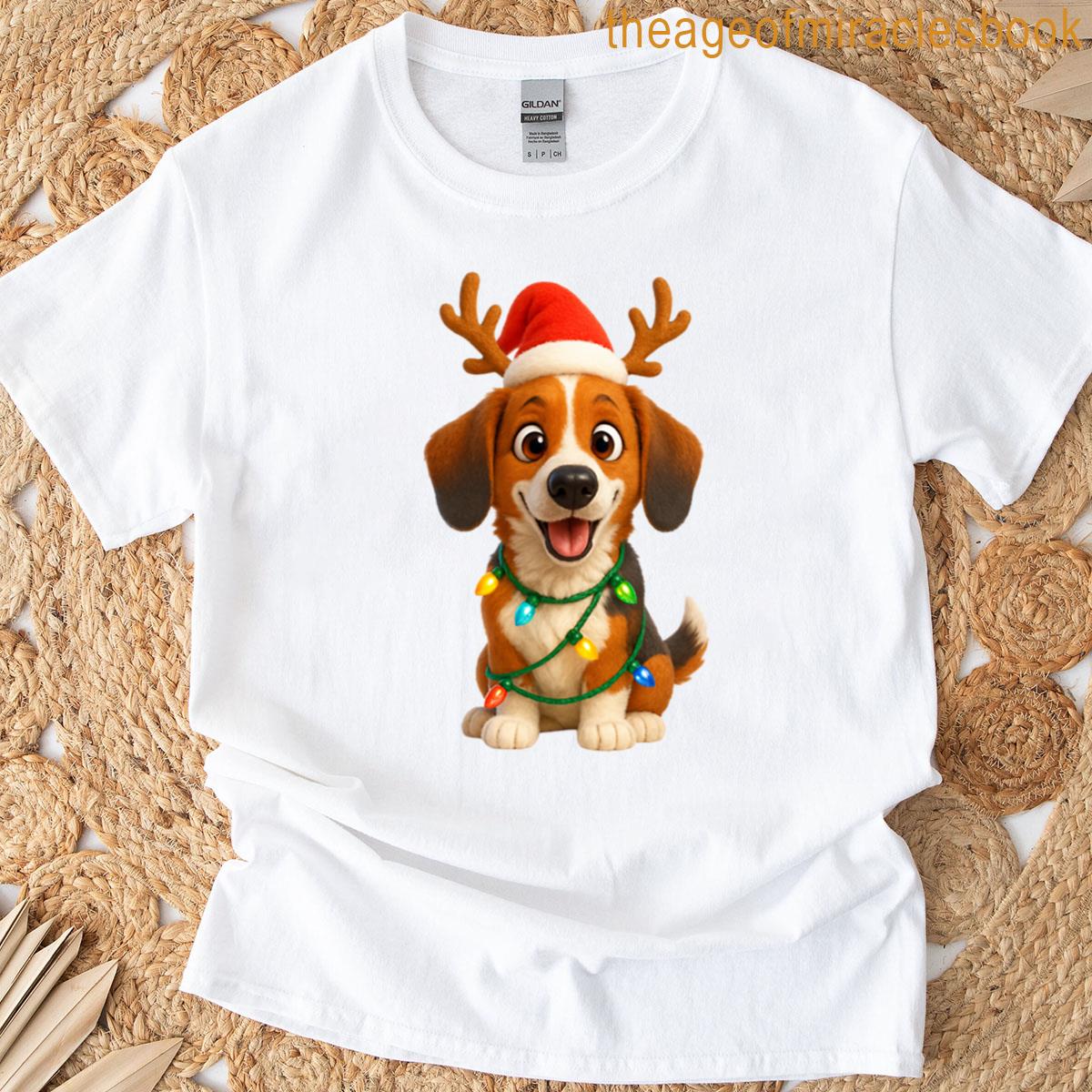 Christmas Drever Dog T-shirt