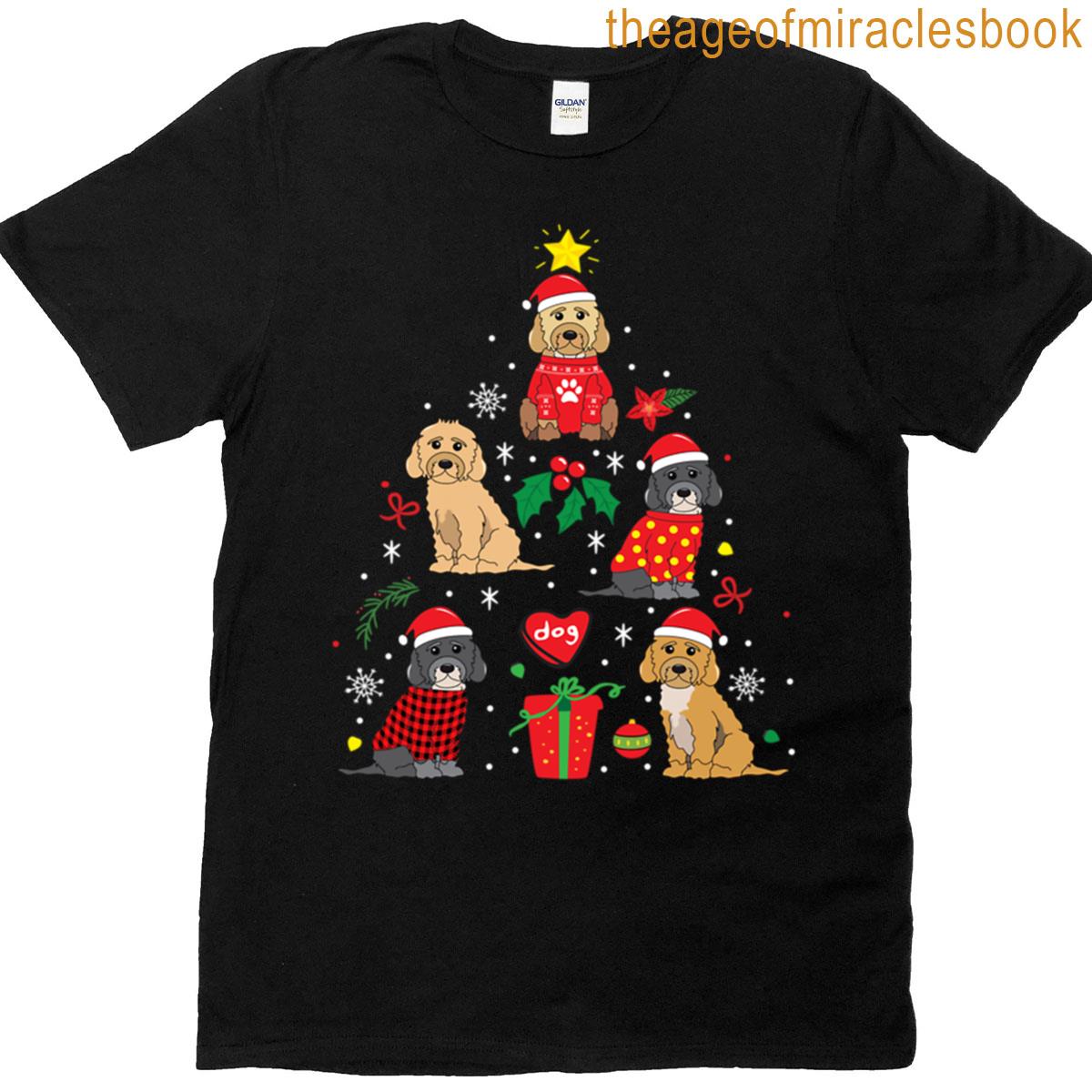 Cockapoo Christmas Ornament Tree T-shirt