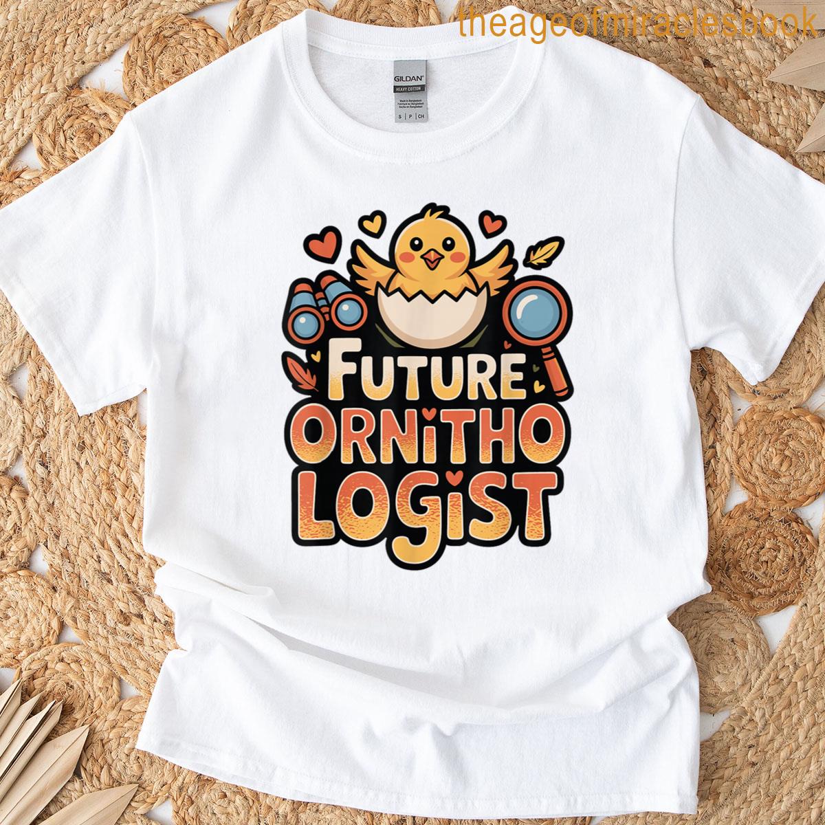Future Ornithologist Student Birdwatching Study Birds T-shirt