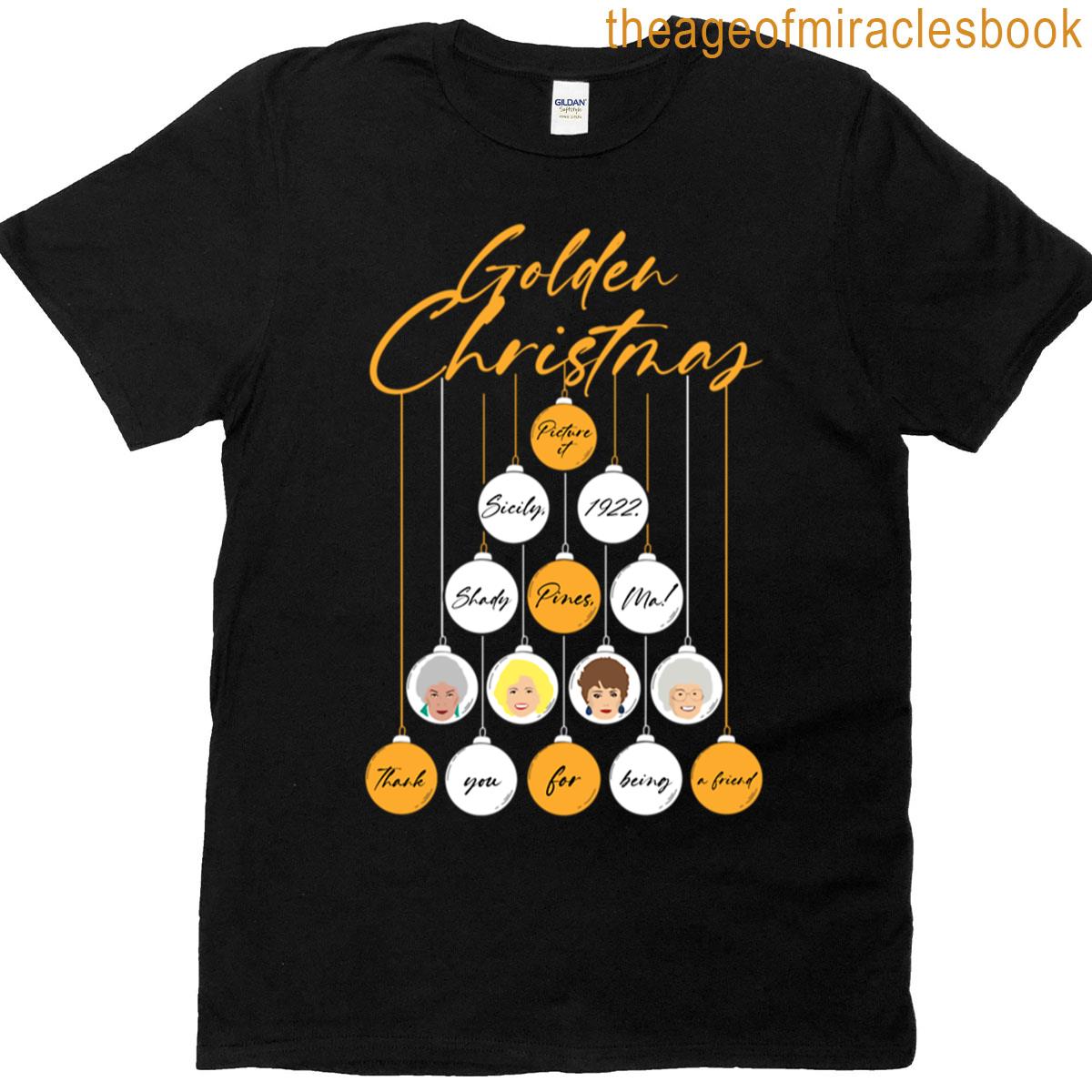Golden Christmas T-shirt