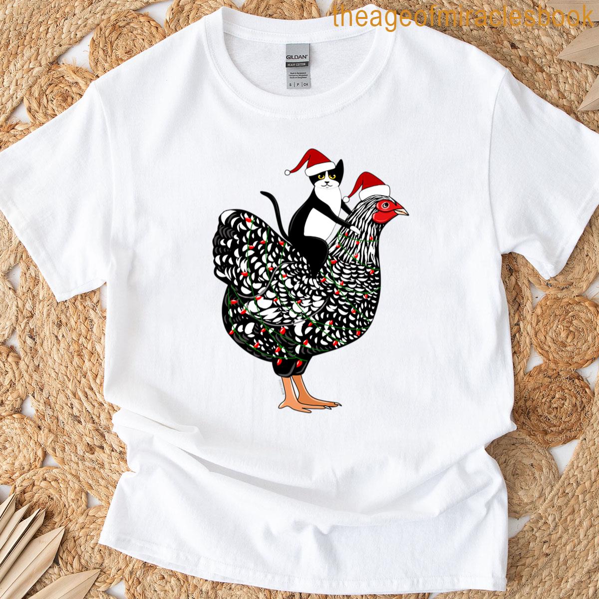 Meowy Chickenmas Oversized T-shirt
