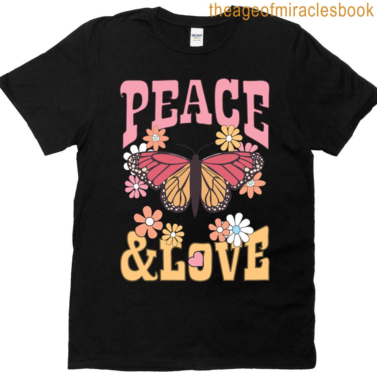Peace Love Butterfly T-shirt