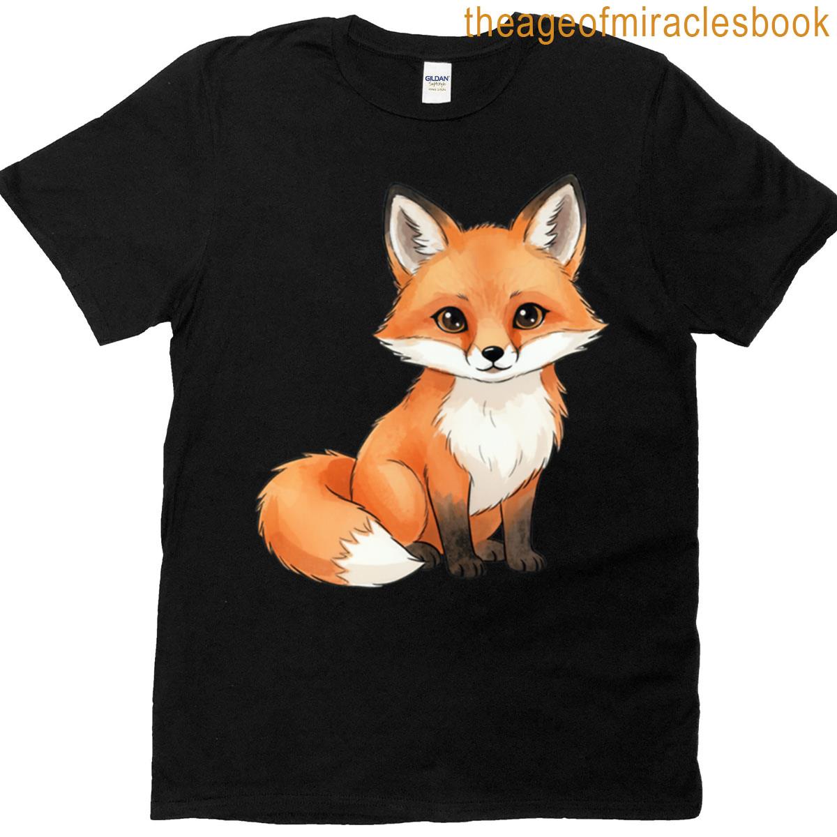 Red Fox Forest Animals T-shirt