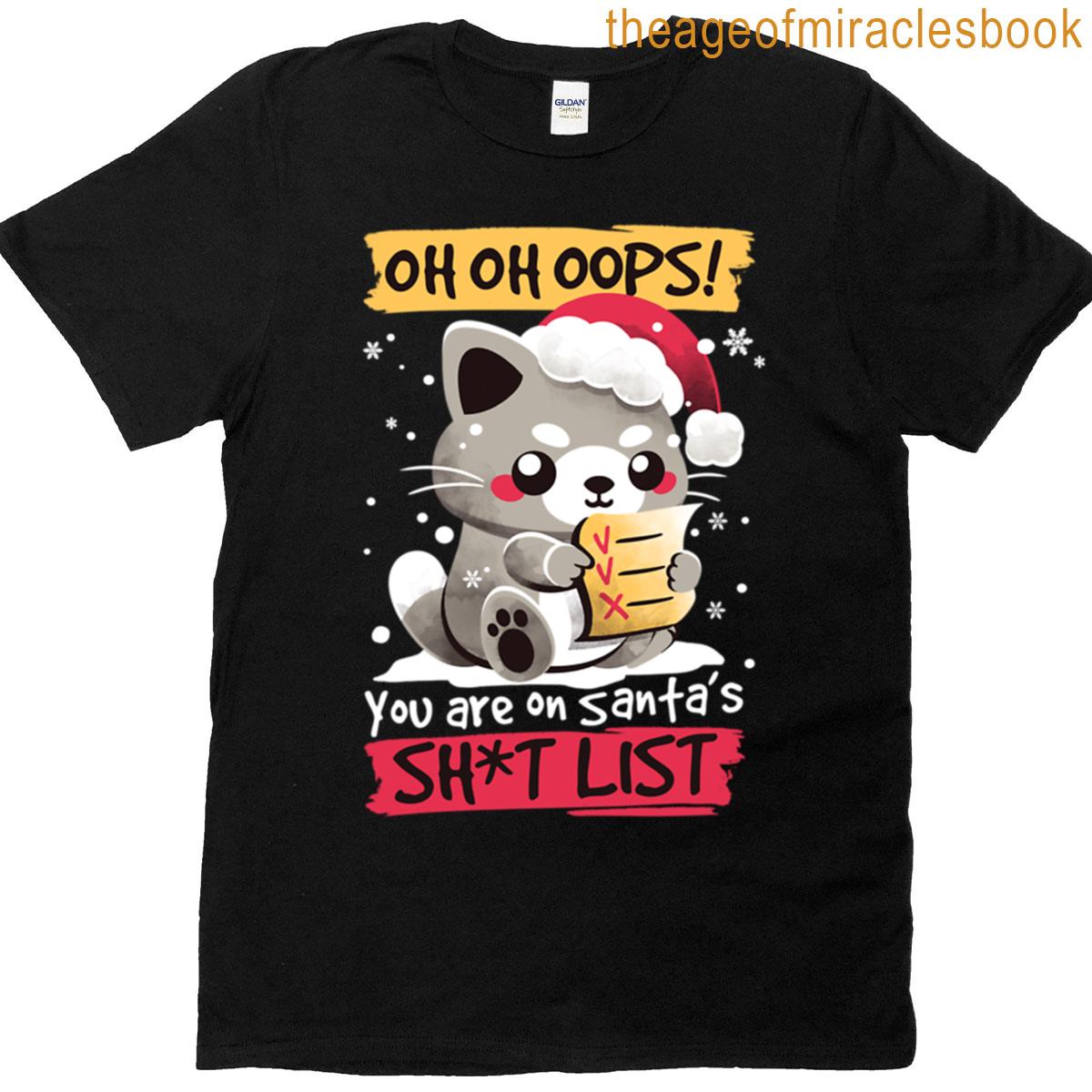 Santa Shit List T-shirt