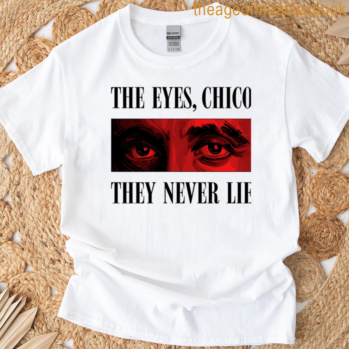 Scarface Eyes On White Active T-shirt