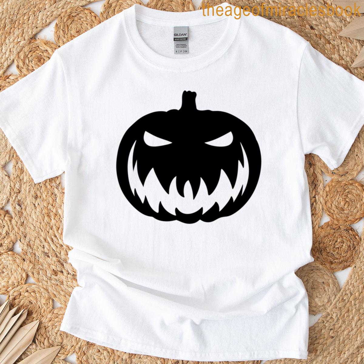 Scary Jack O Lantern Halloween T-shirt