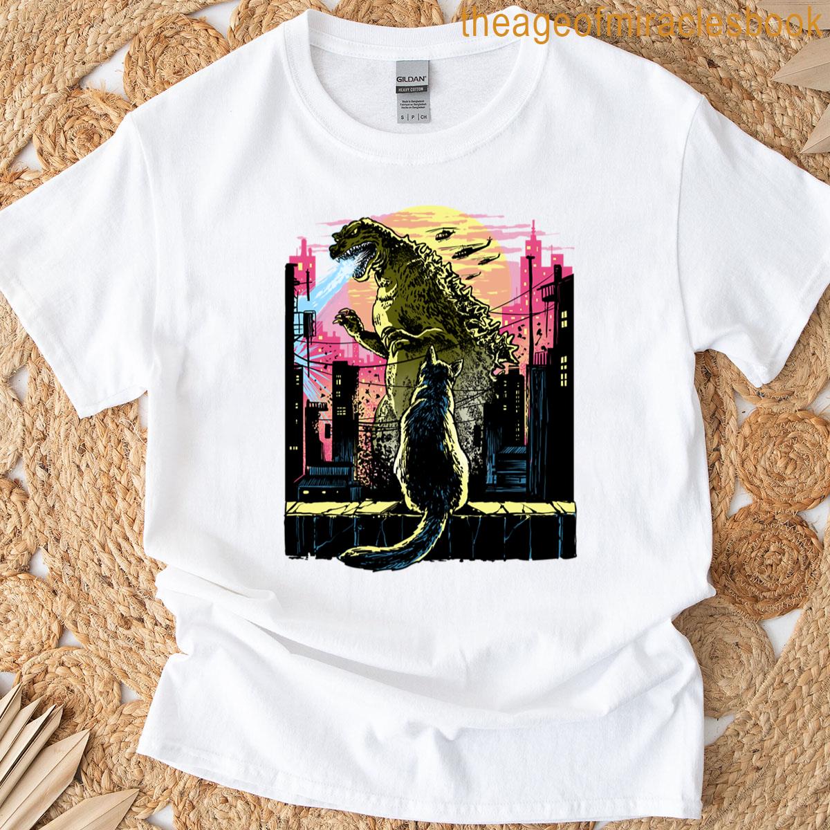 Watching The Kaiju T-shirt