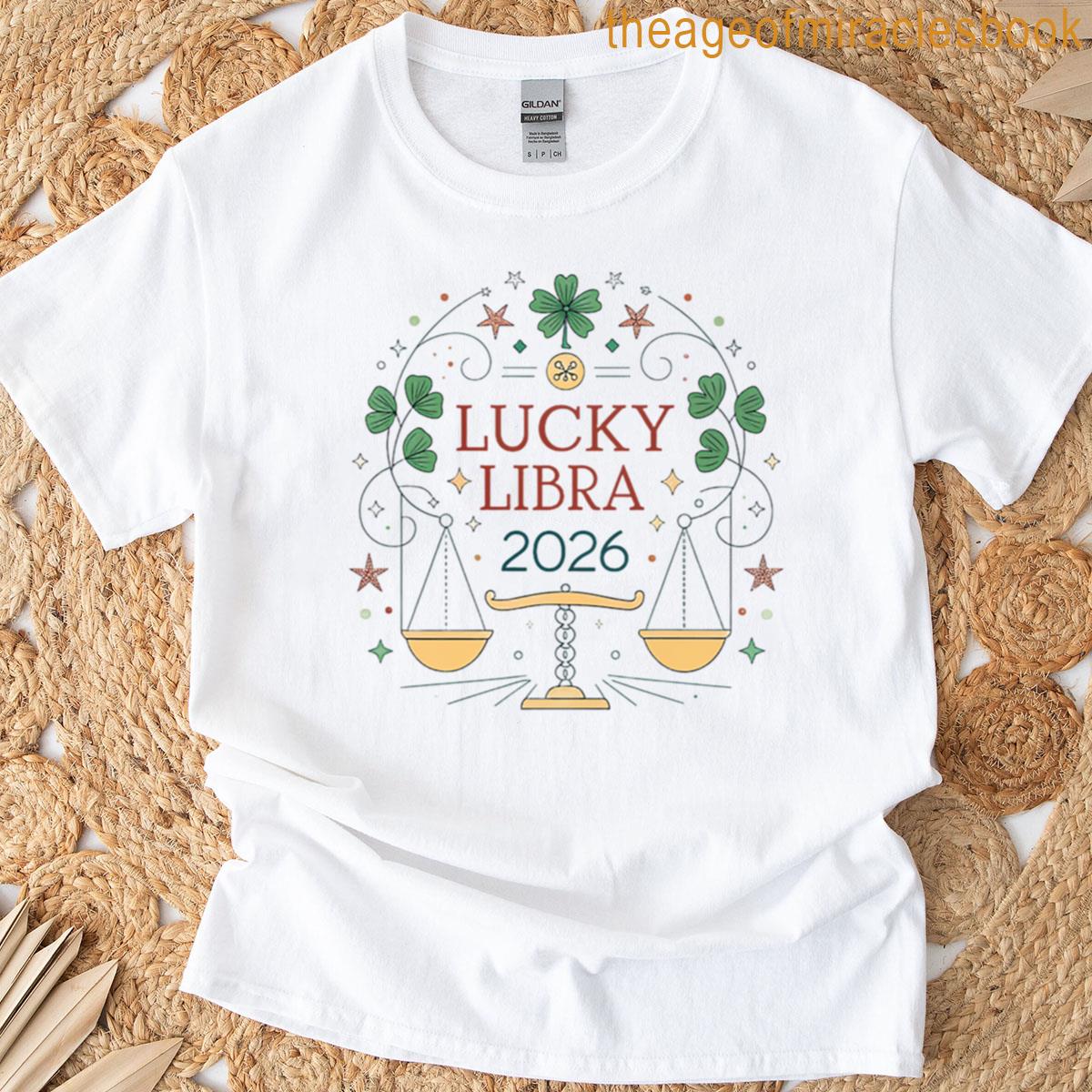 Zodiac Libra 2026 Lucky T-shirt