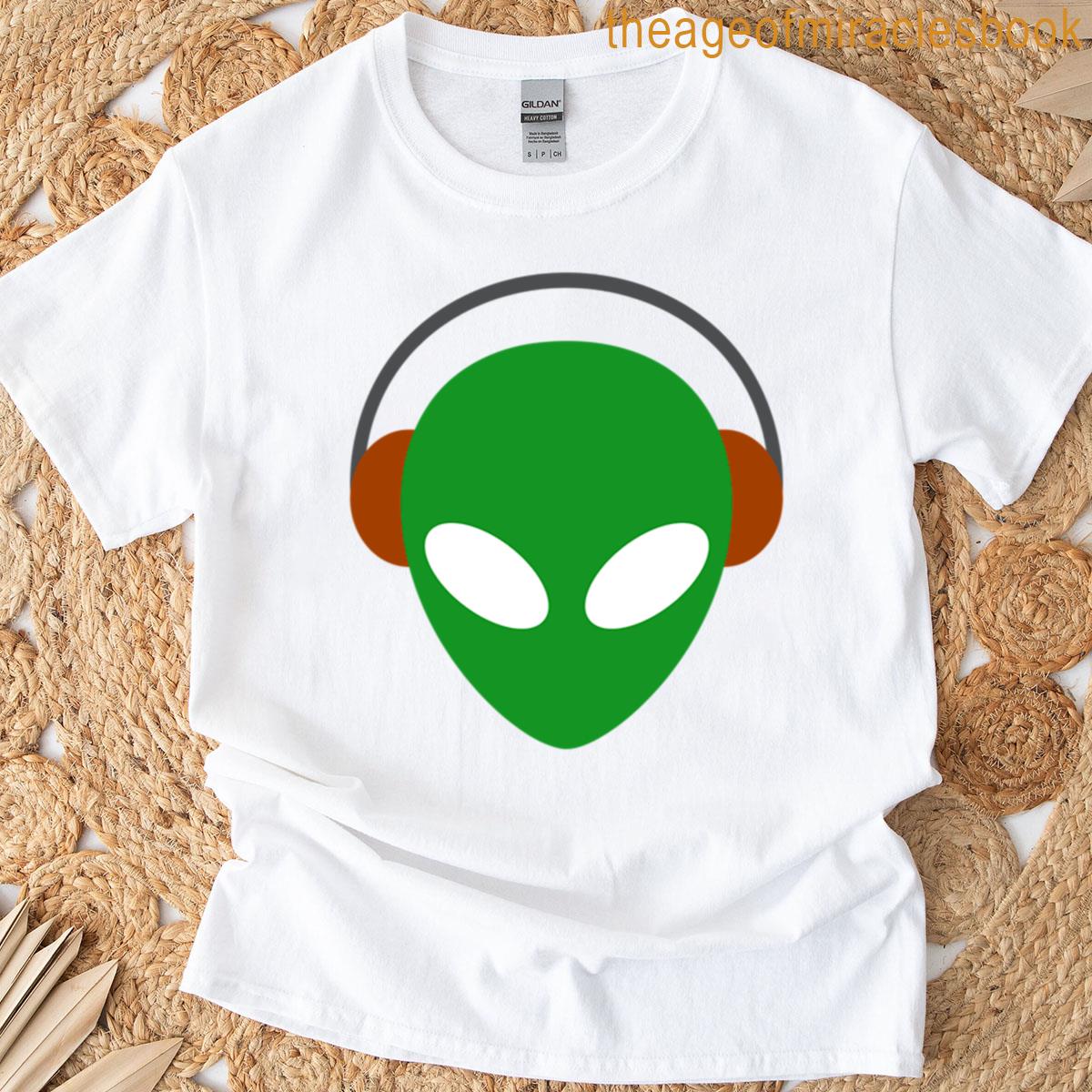 Alien Music Art Oversized T-shirt