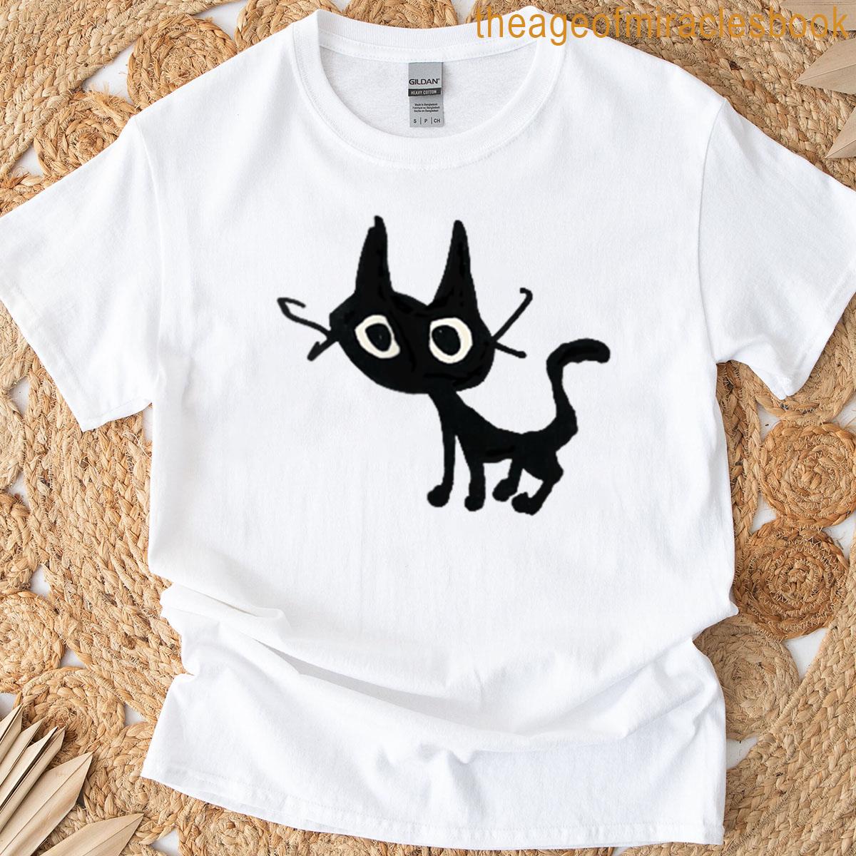 Halloween Black Cat T-shirt