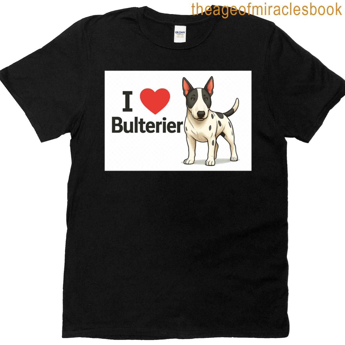 I Love Bulterier T-shirt