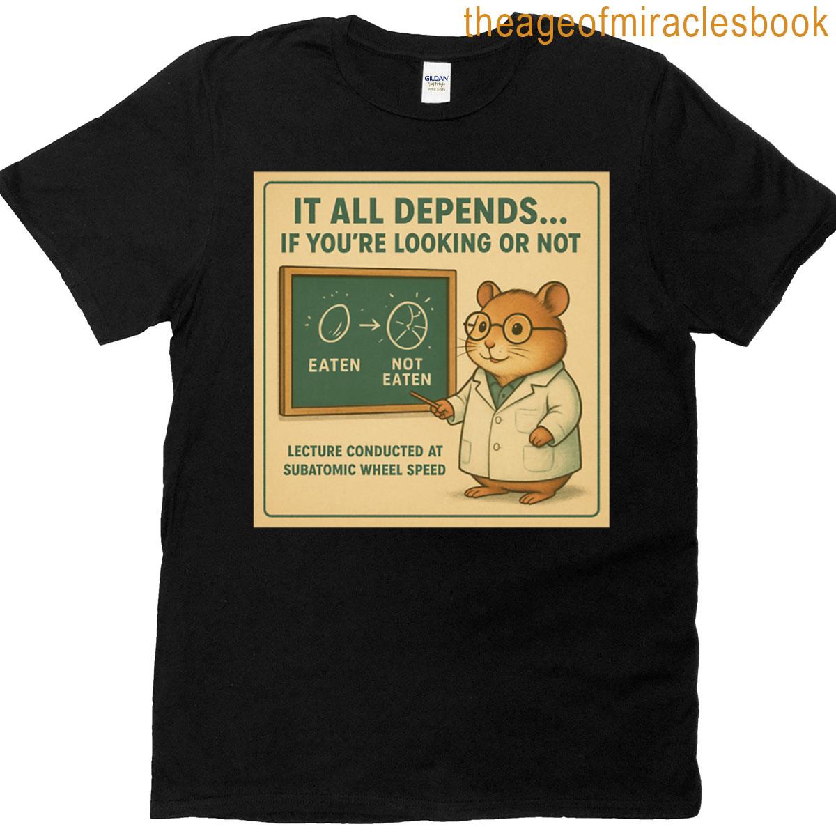 Professor Hamster – Quantum Physics For Dummies T-shirt